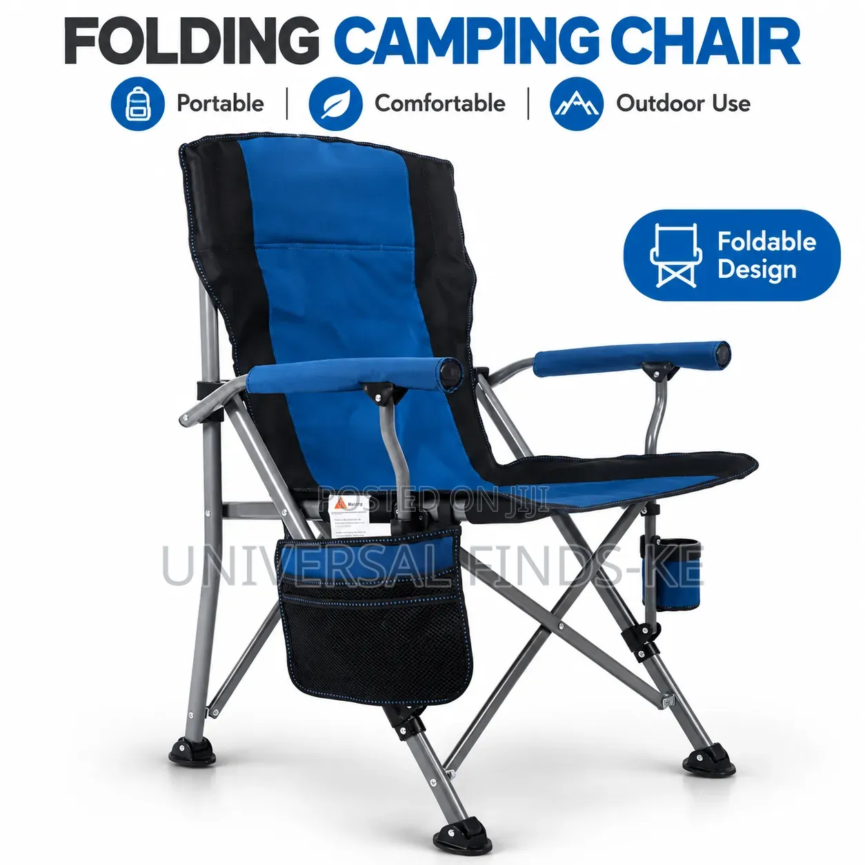 Heavy Duty Camping Chair – Foldable Outdoor Camping Chair