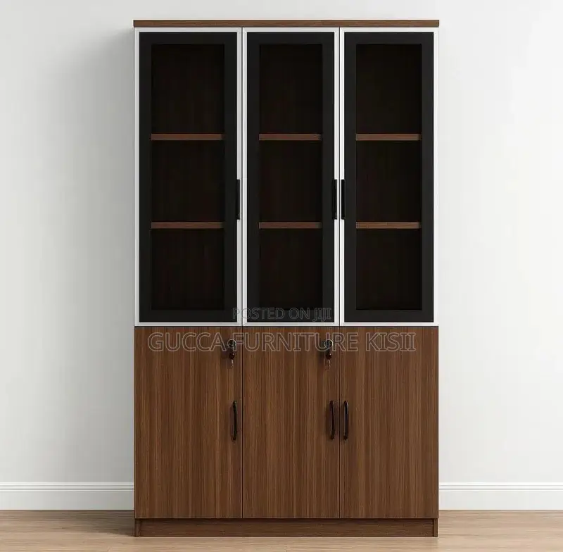 3-Door Wooden Filling Cabinet