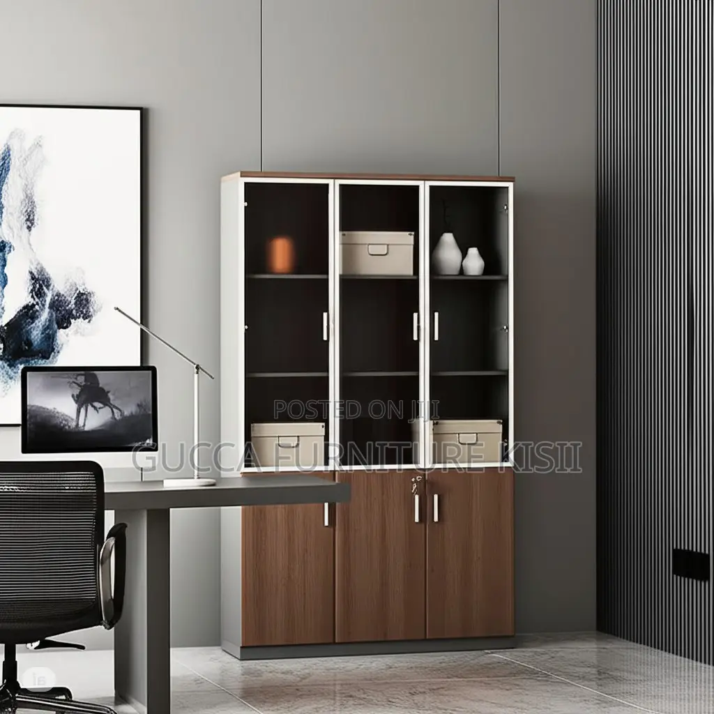 3-Door Wooden Filling Cabinet