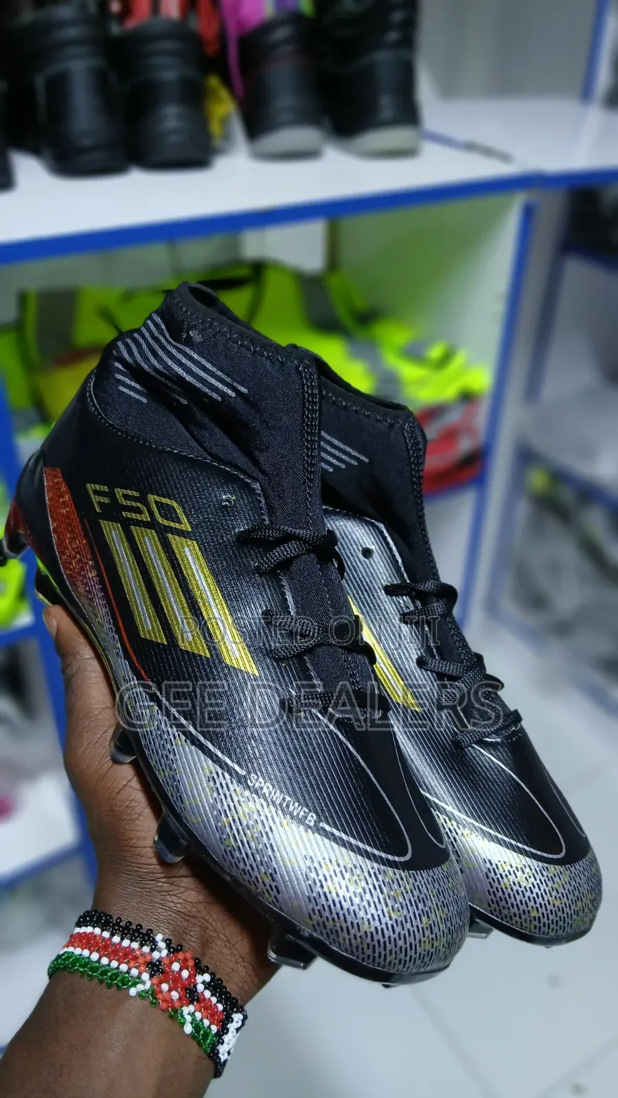 Ankle Socks F50 Football Boots for Kids