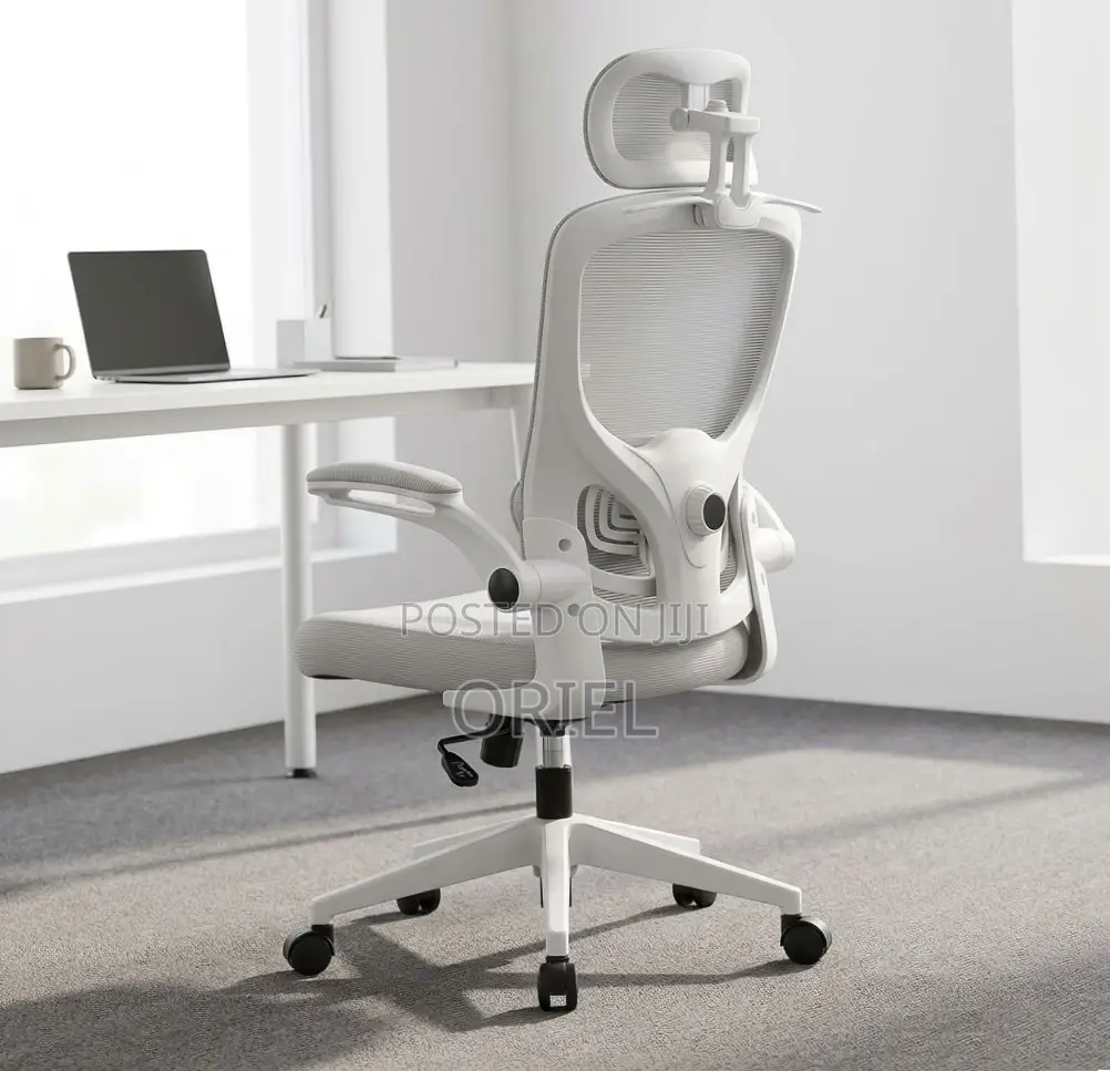 Modern Office Chair: Gray Office Seat
