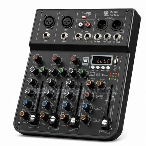 DIGIMORE Professional Audio Mixer With 4 Channel