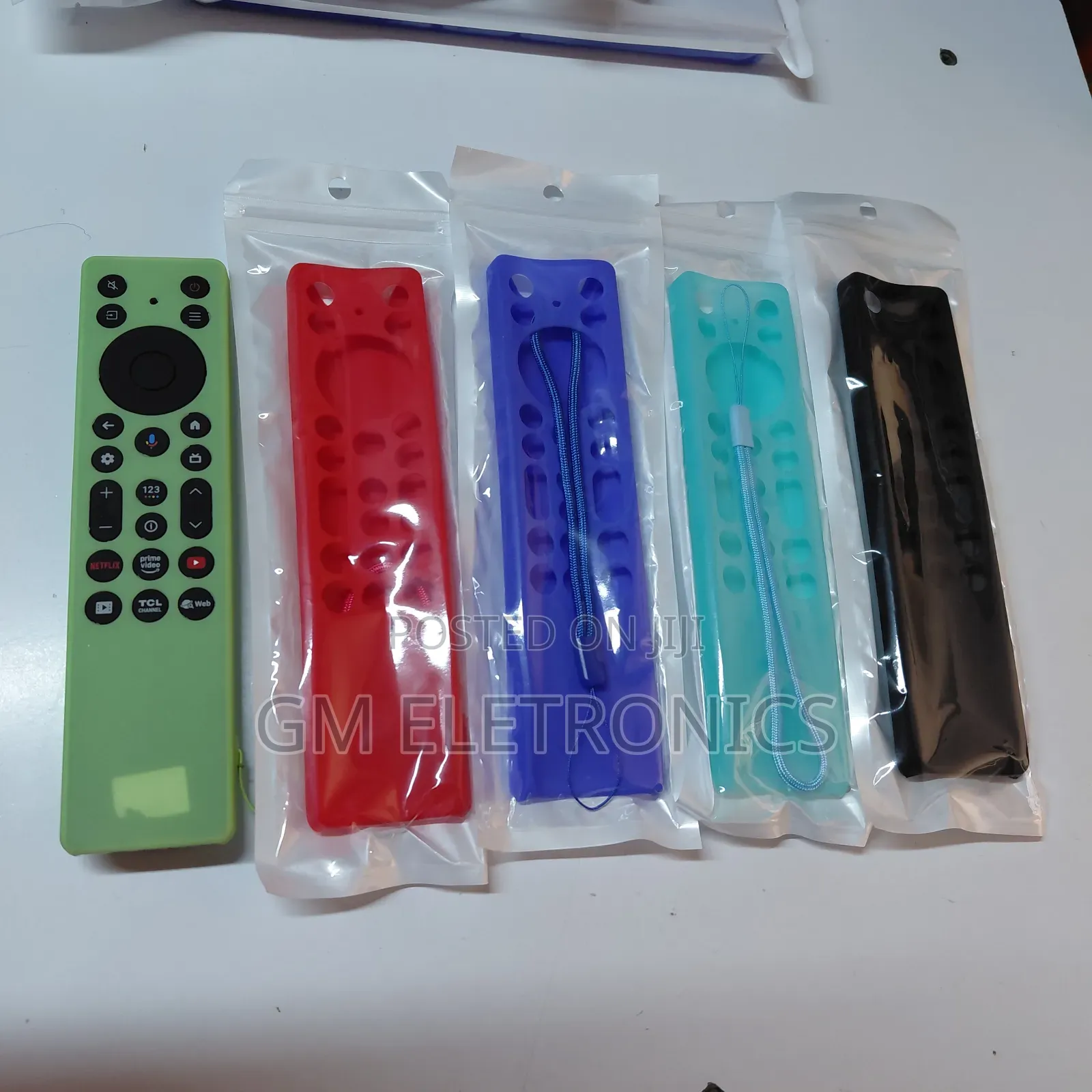 TCL TV Remote Control With Cover Case of Different Colours.