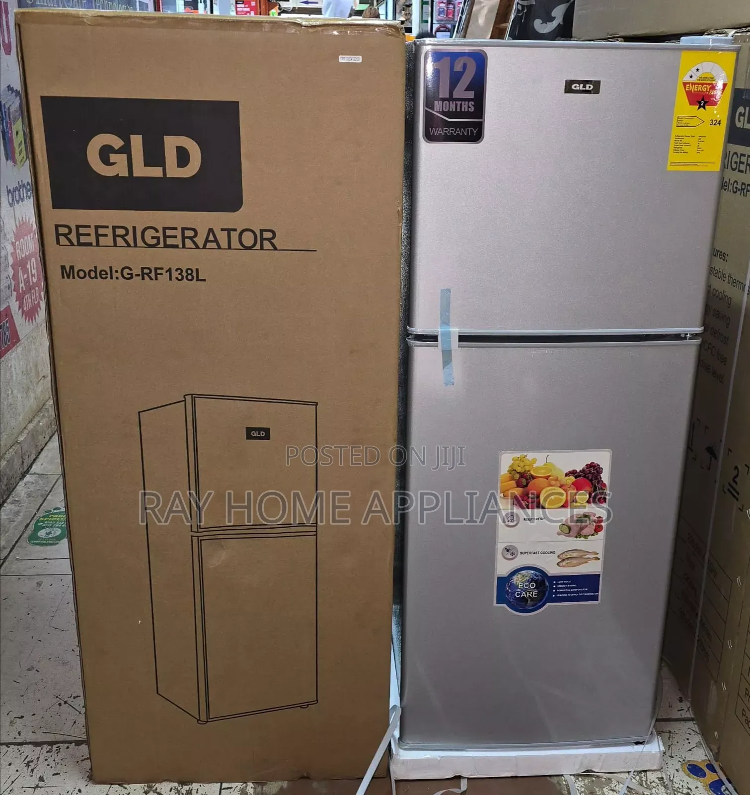 138litres Double Door Refrigerator