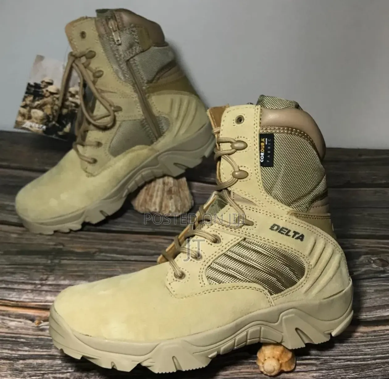 Desert Tan Delta Tactical and Military Combat Boots
