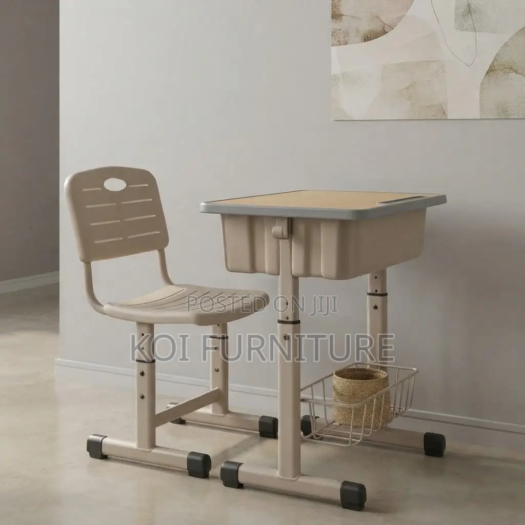 Home Desk; Adjustable School Desk Chair Set for Kids