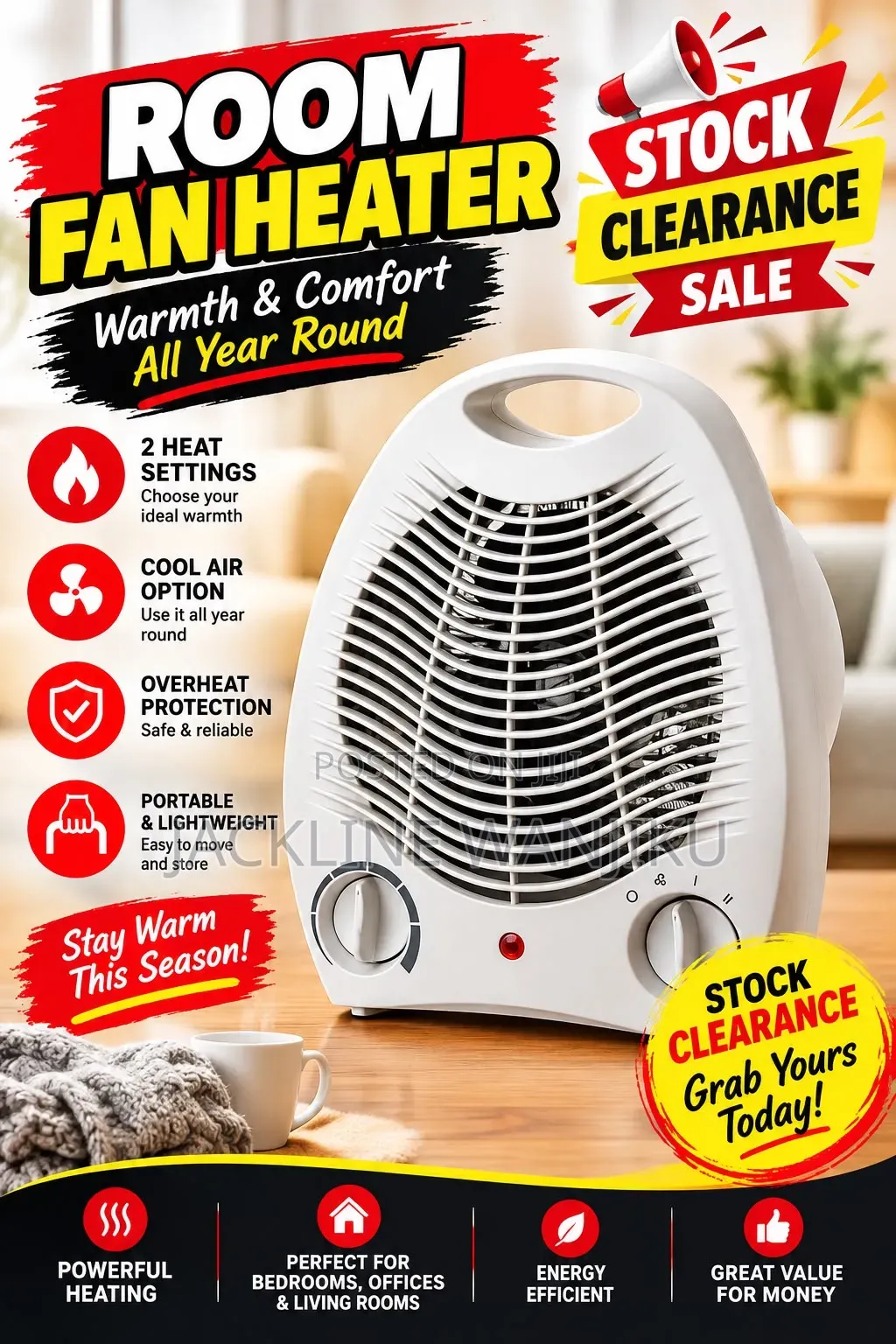 *Room Fan Heater*
