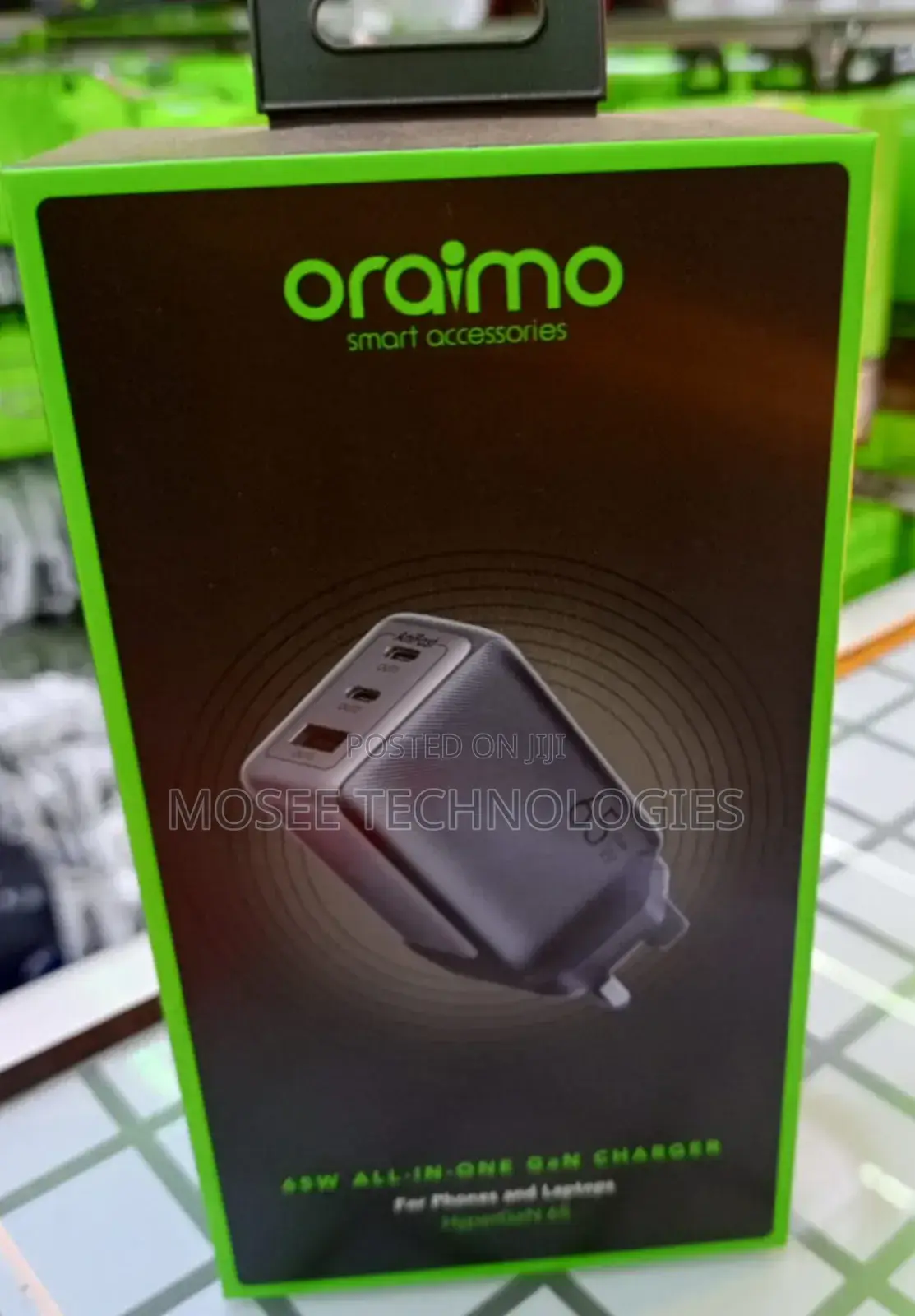 Oraimo 20W Fast GaN Wall Charger