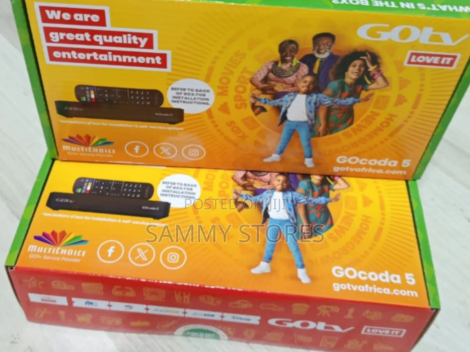 GOtv Decoder Box – Digital TV Receiver for Home Entertainment