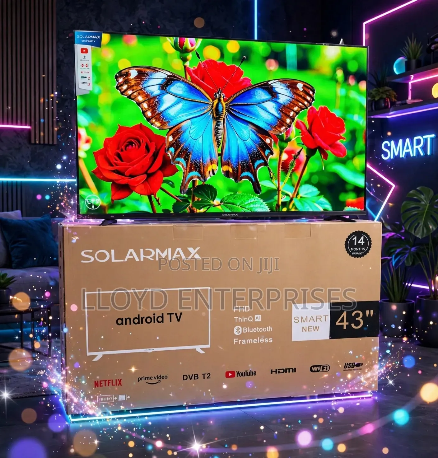 Solarmax Qled 43" Smart Android