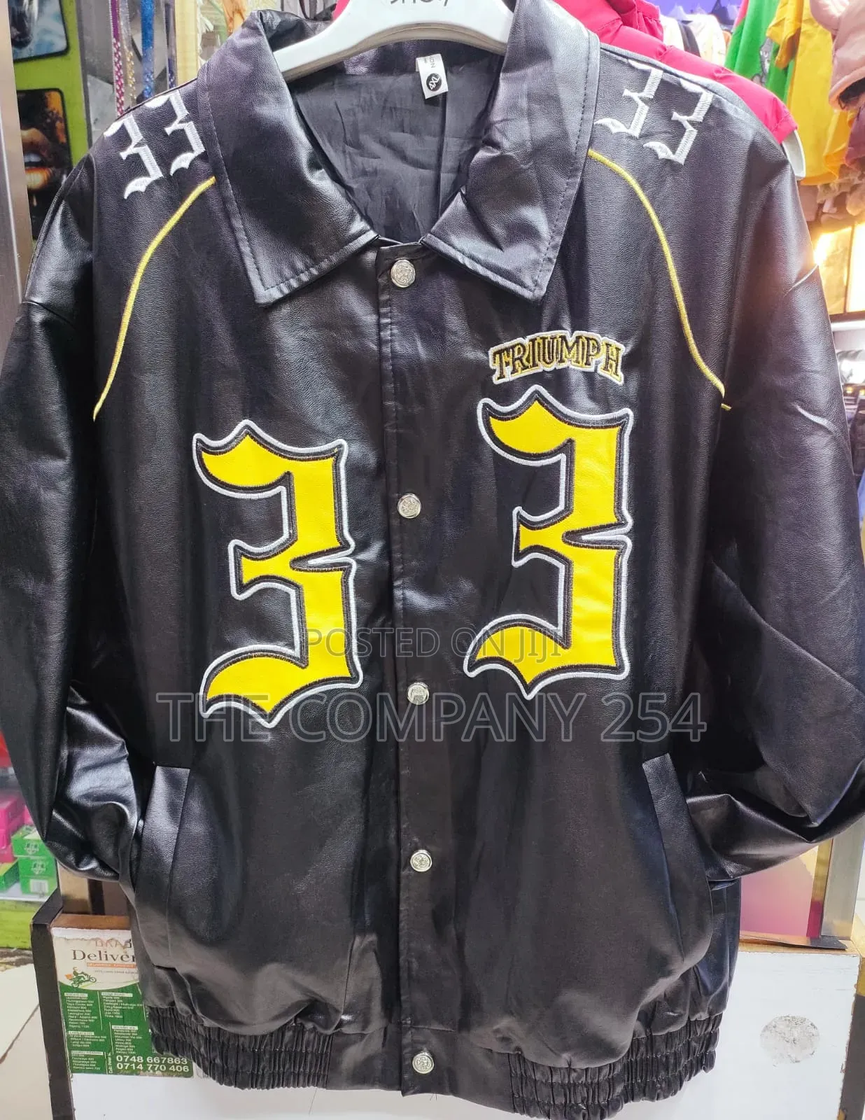 Quality Design Unisex Casual Leather Jacket