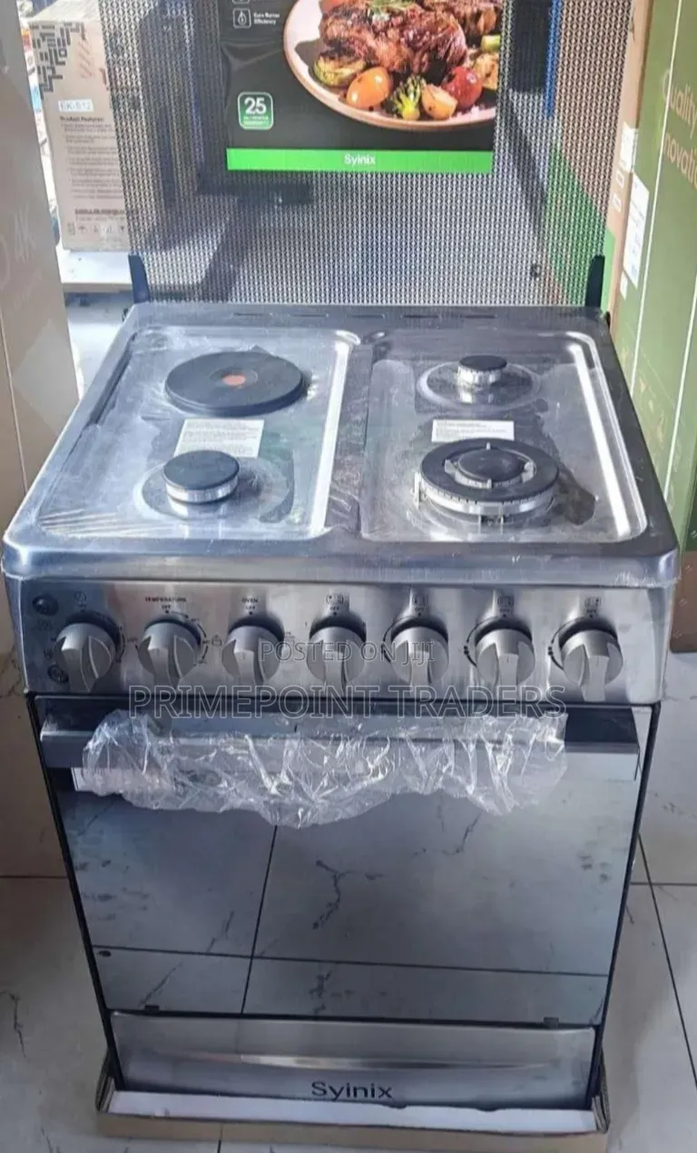 Syinix 60×60 3+1 Gas Electric Cooker – Q60gc5