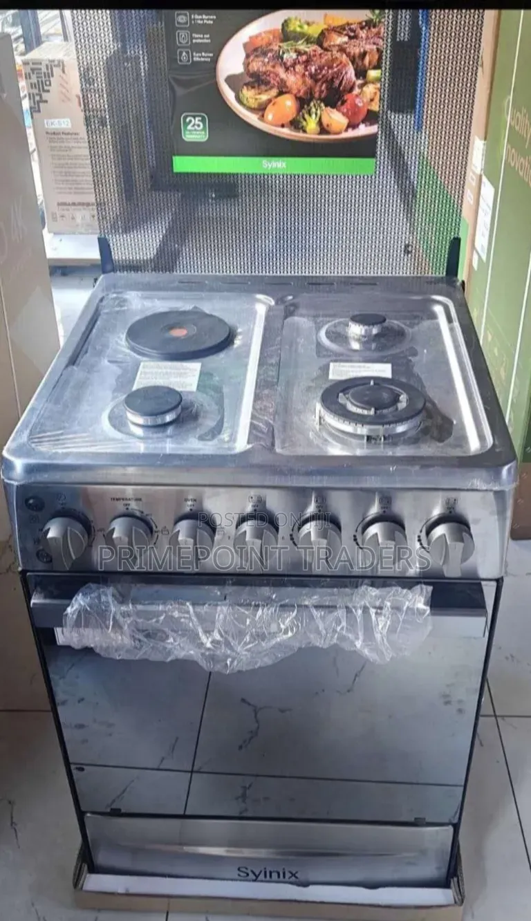 Syinix 60×60 3+1 Gas Electric Cooker – Q60gc5