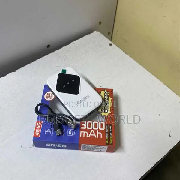 3000mAh Mobile Wifi 4g/5g LTE 300Mbps Router With SIM Card Slot