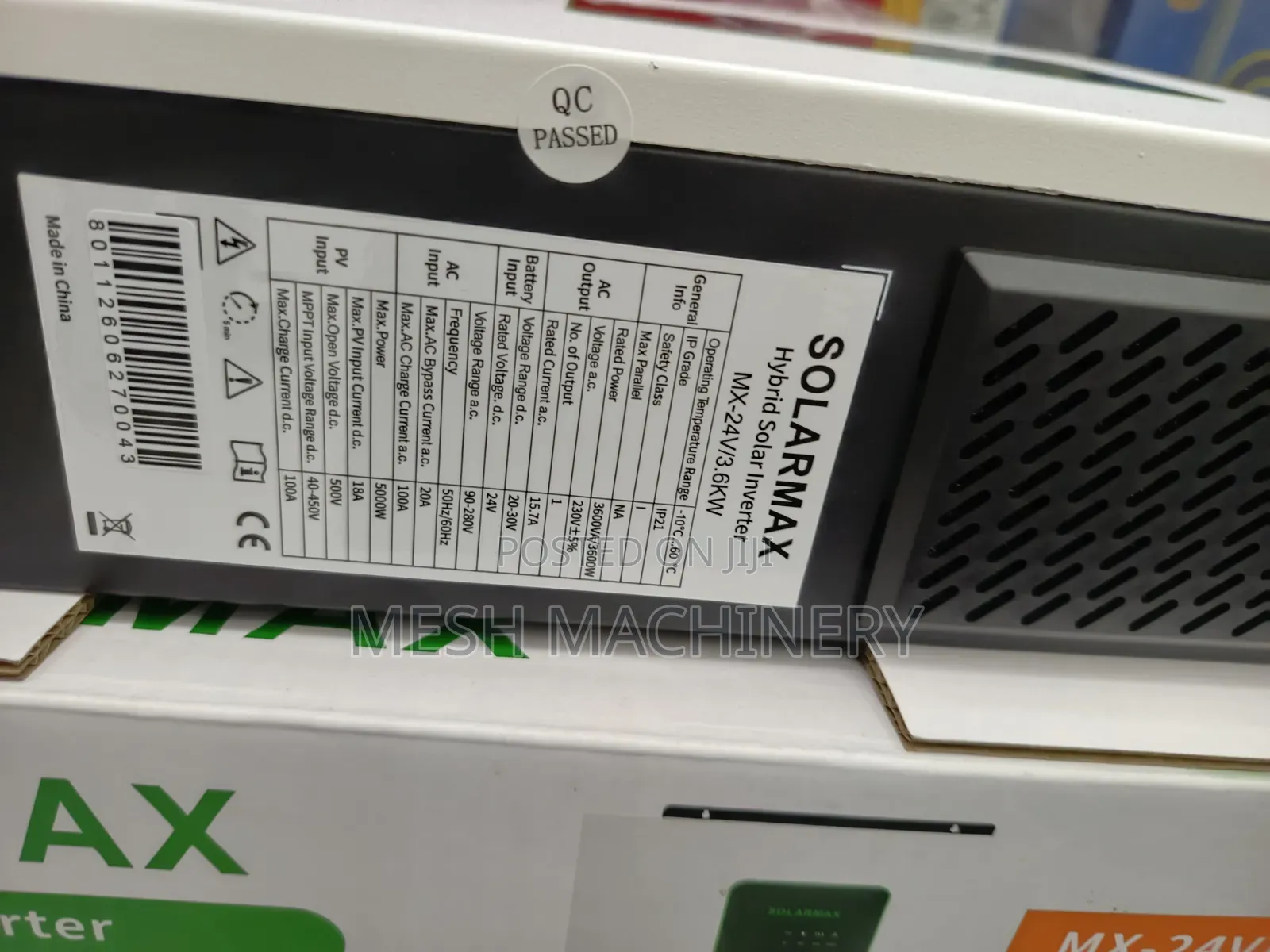Solarmax 24v 3.6kw Hybrid Solar Inverter