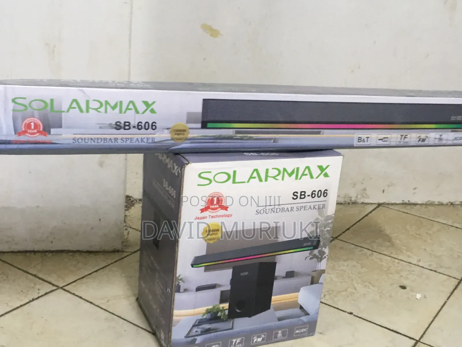 Solarmax SB-606 12000W PMPO Soundbar System