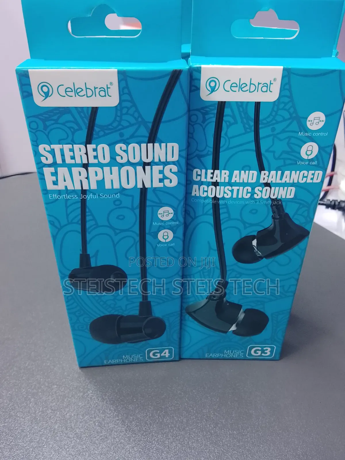 Celebrat Stereo Sound Earphones G3,g4