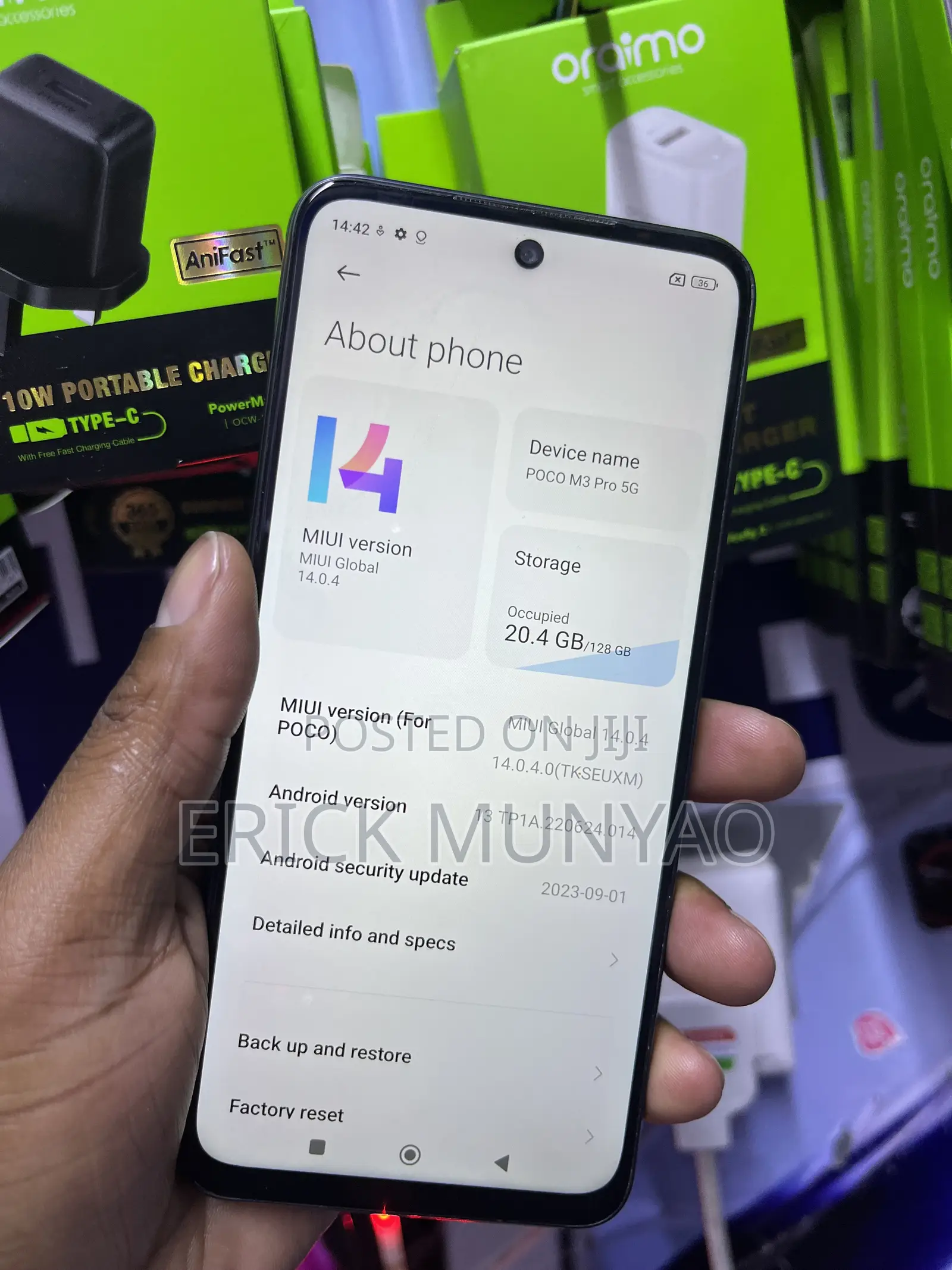 Xiaomi Poco M3 Pro 5G 128 GB Black