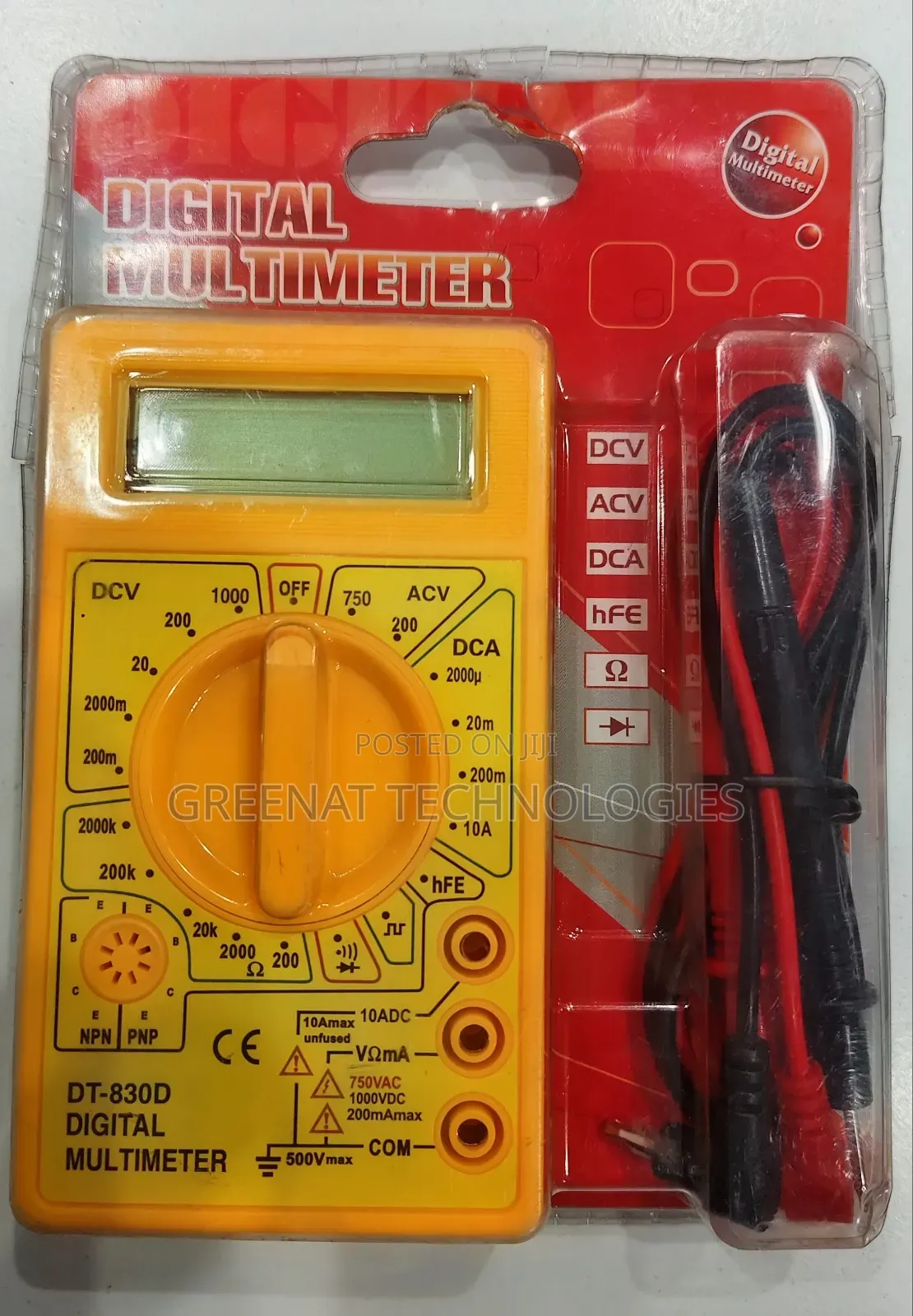 Digital Multimeter DT830D Professional Digital Multi Meter Tester