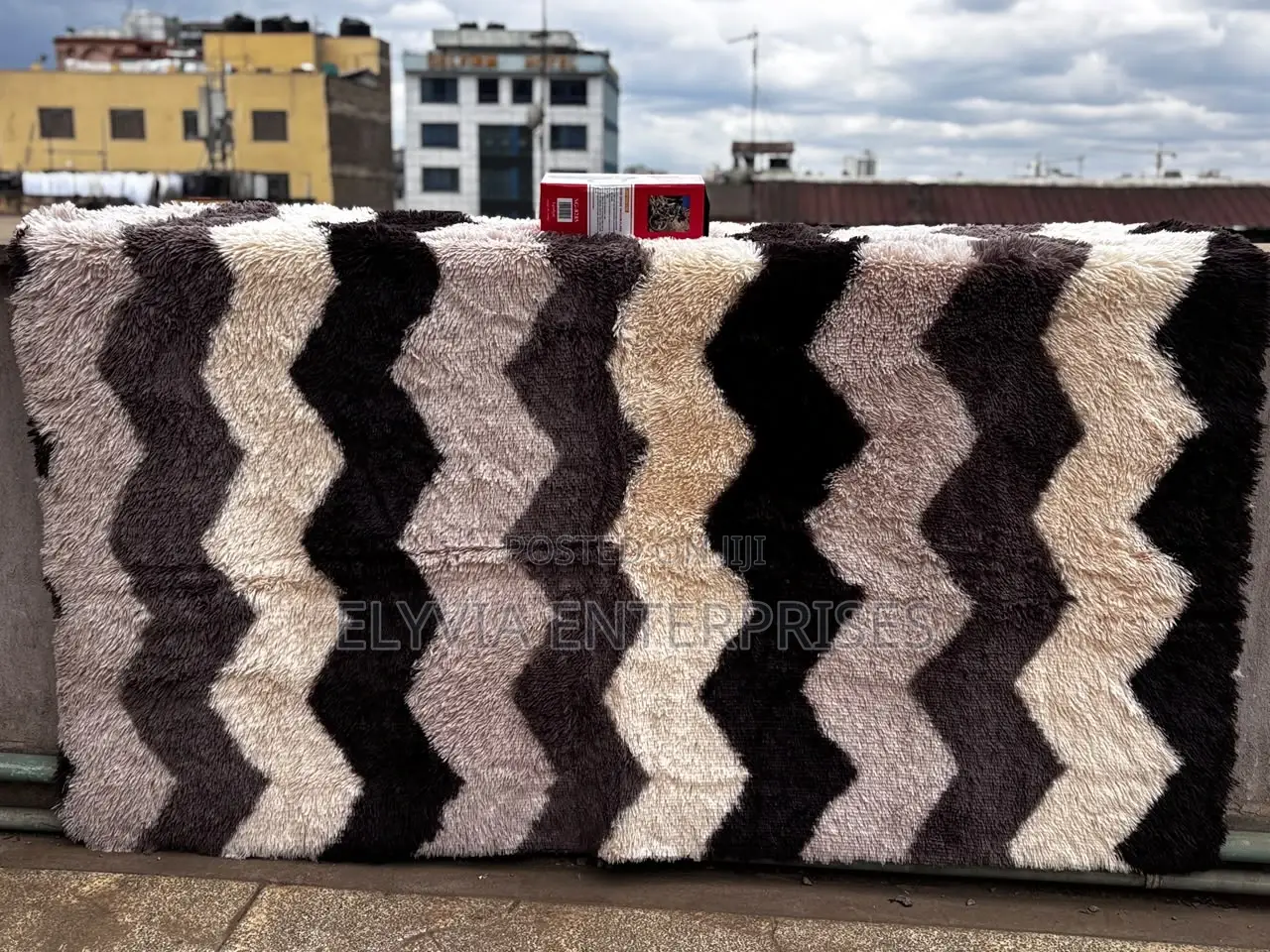 Chevron Fluffy Carpet