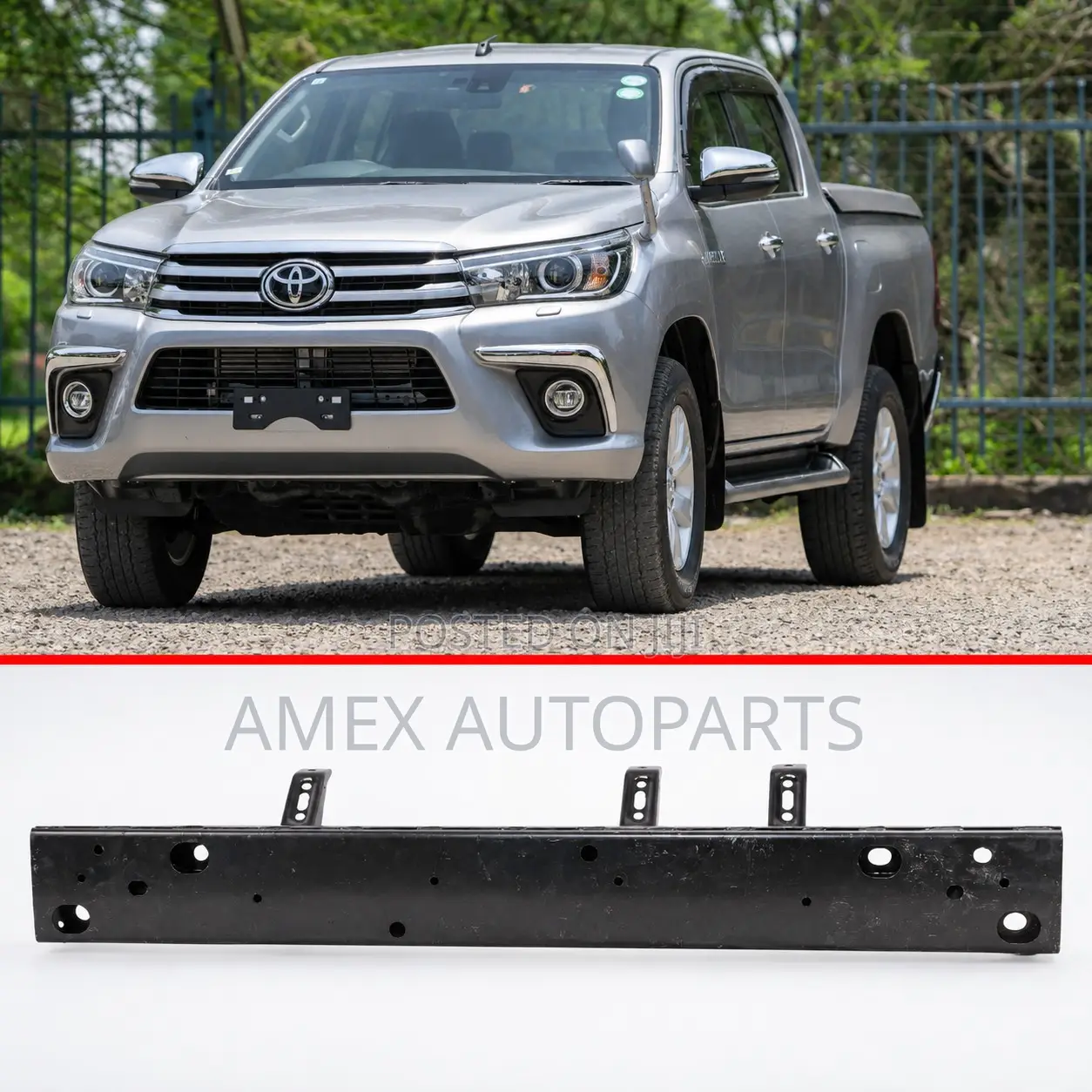 Front Bumper Reinforcement Toyota Hilux Revo 15