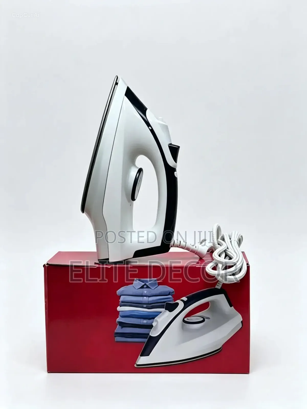 Ramtons RM/693 Dry Iron Box 1300W | Non-Stick Soleplate | Spray Iron