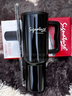 Black Signature Mug