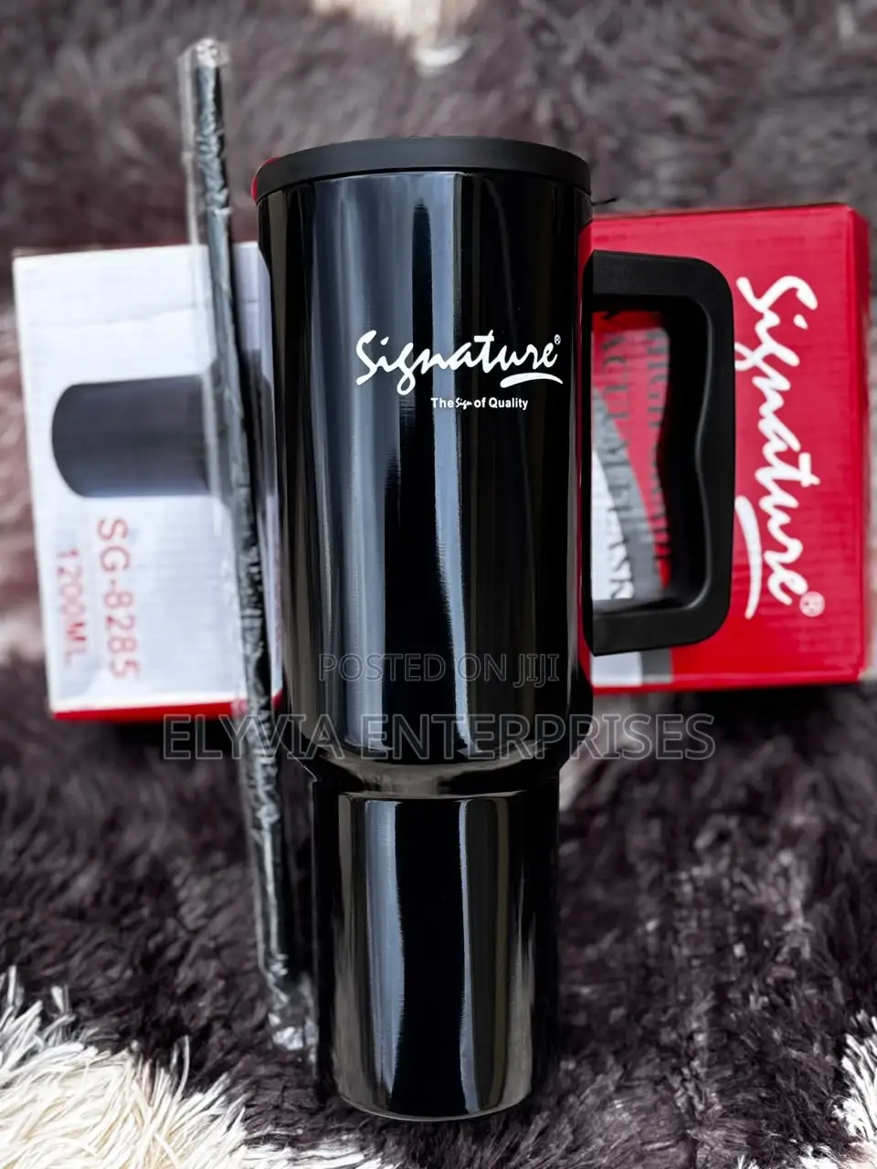 Black Signature Mug