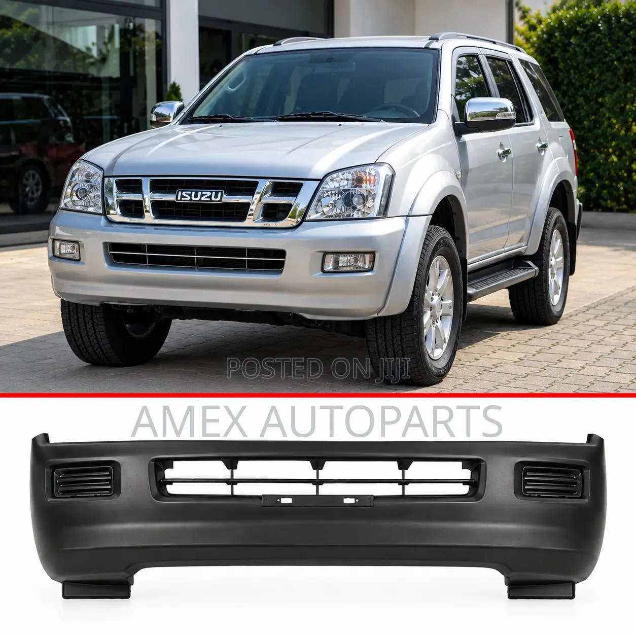Front Bumper Isuzu DMax 2003 Onwards W/Cover 2wd