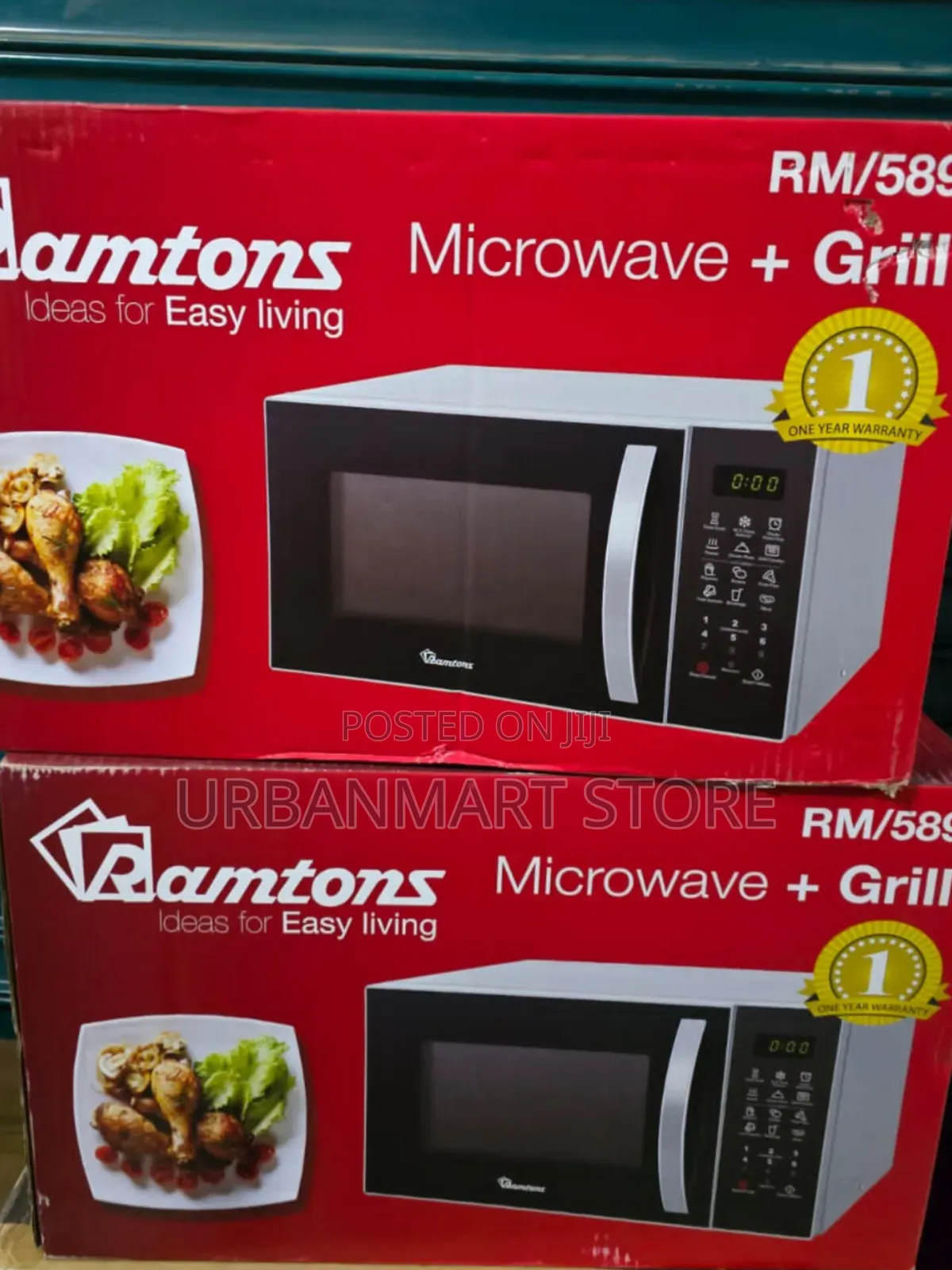 23L Ramtons Microwave Oven With Grill RM589