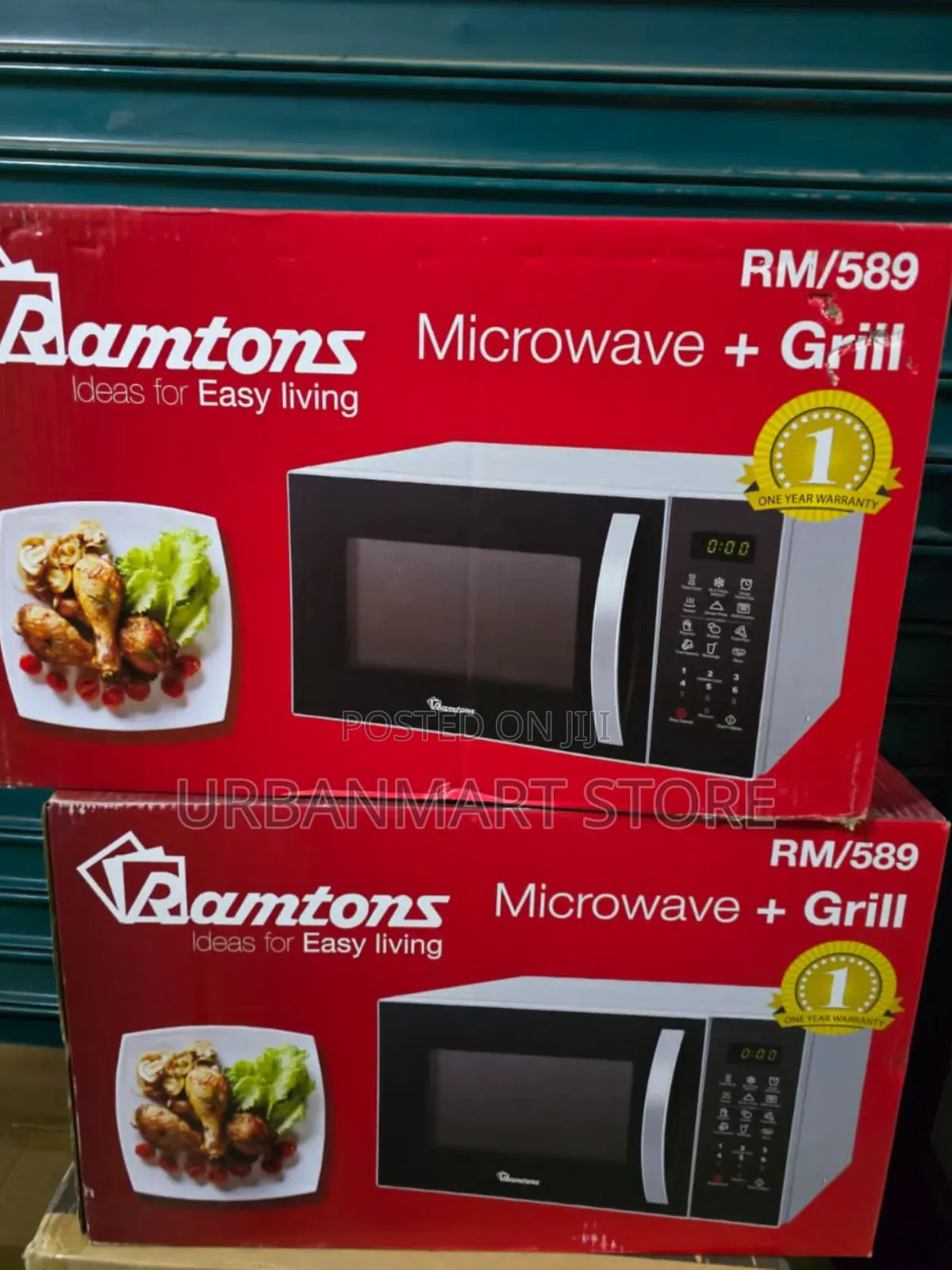 23L Ramtons Microwave Oven With Grill RM589