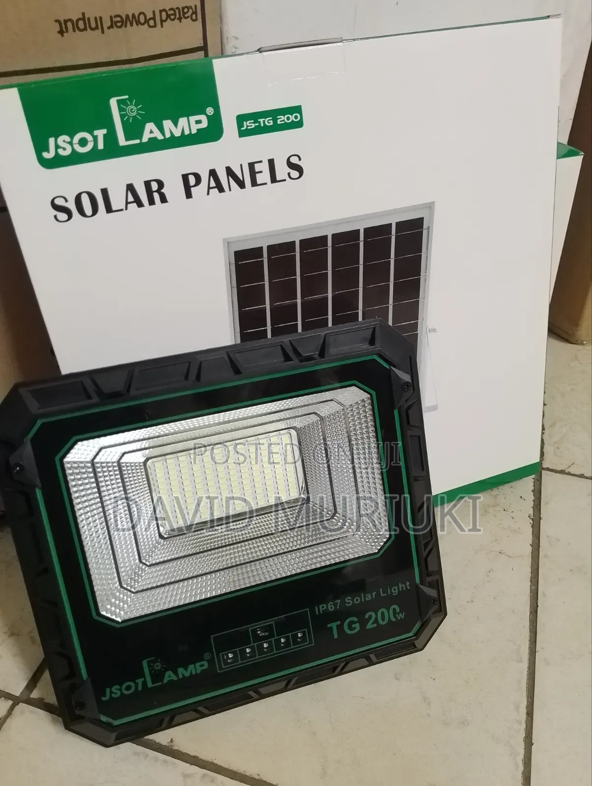 Jsot TG 200w Solar Floodlight