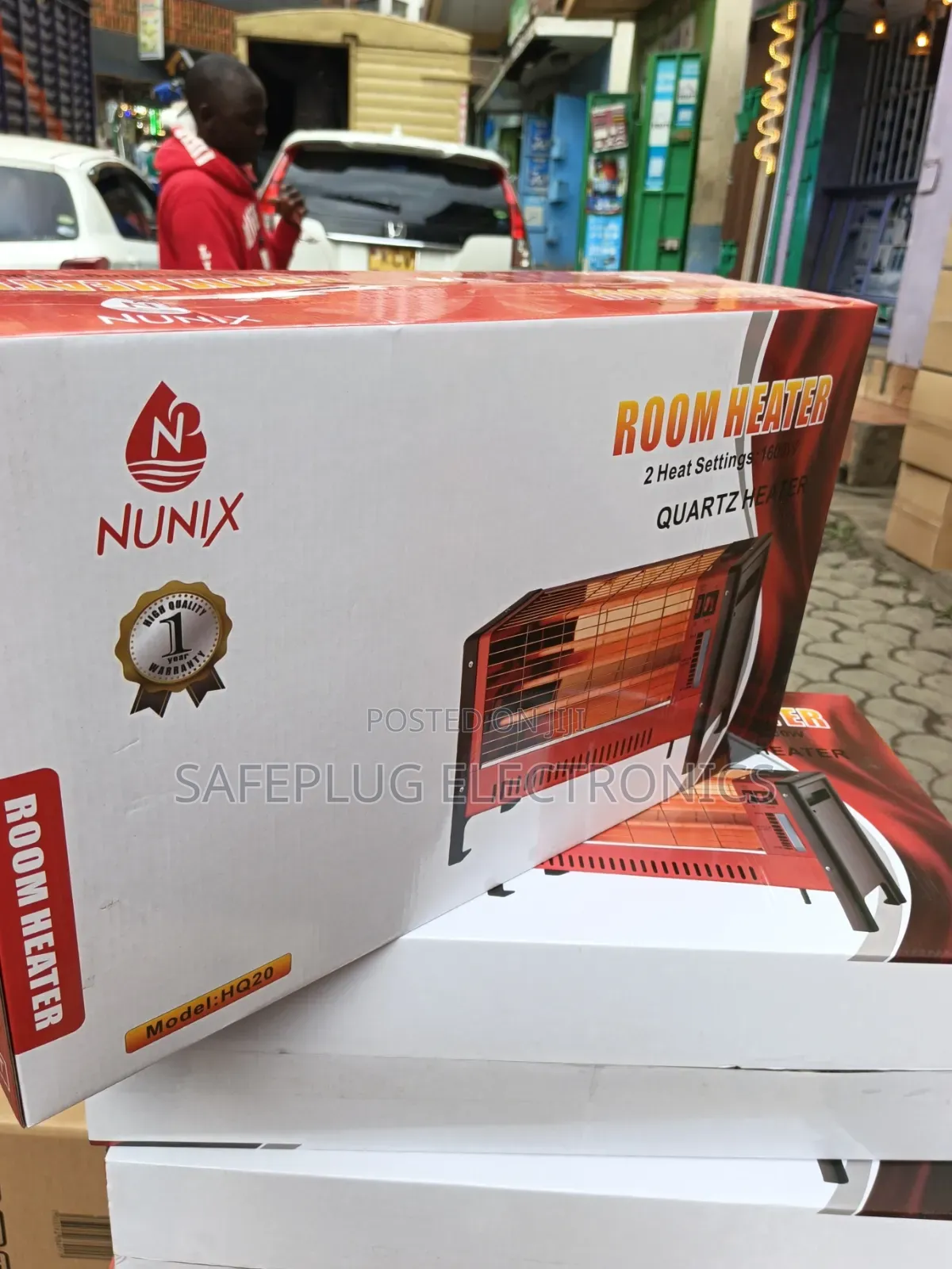 Nunix 1600W Electric Room Heater HQ20 – Quartz Heater