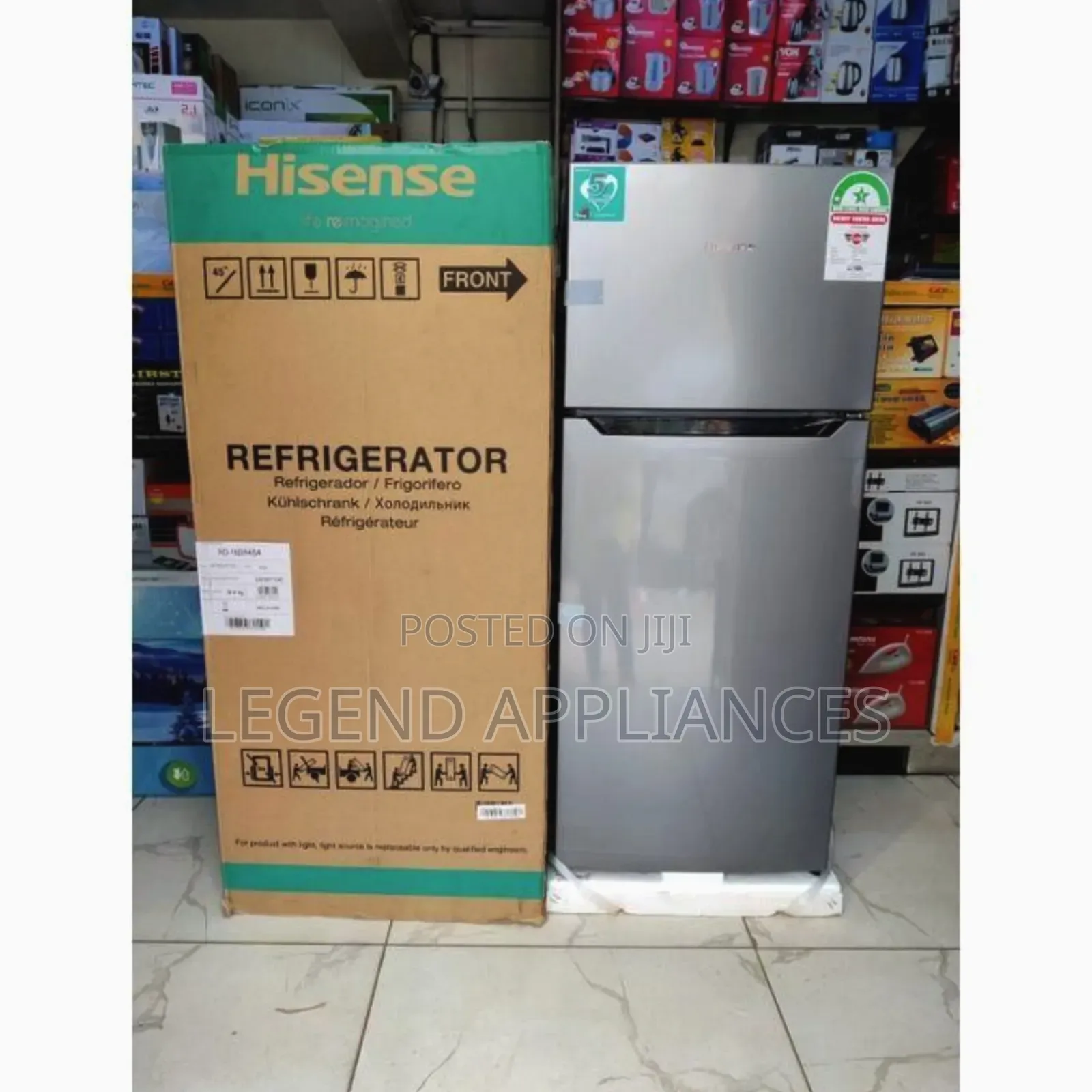 Hisense Double Door Refrigerator
,120 Litres
