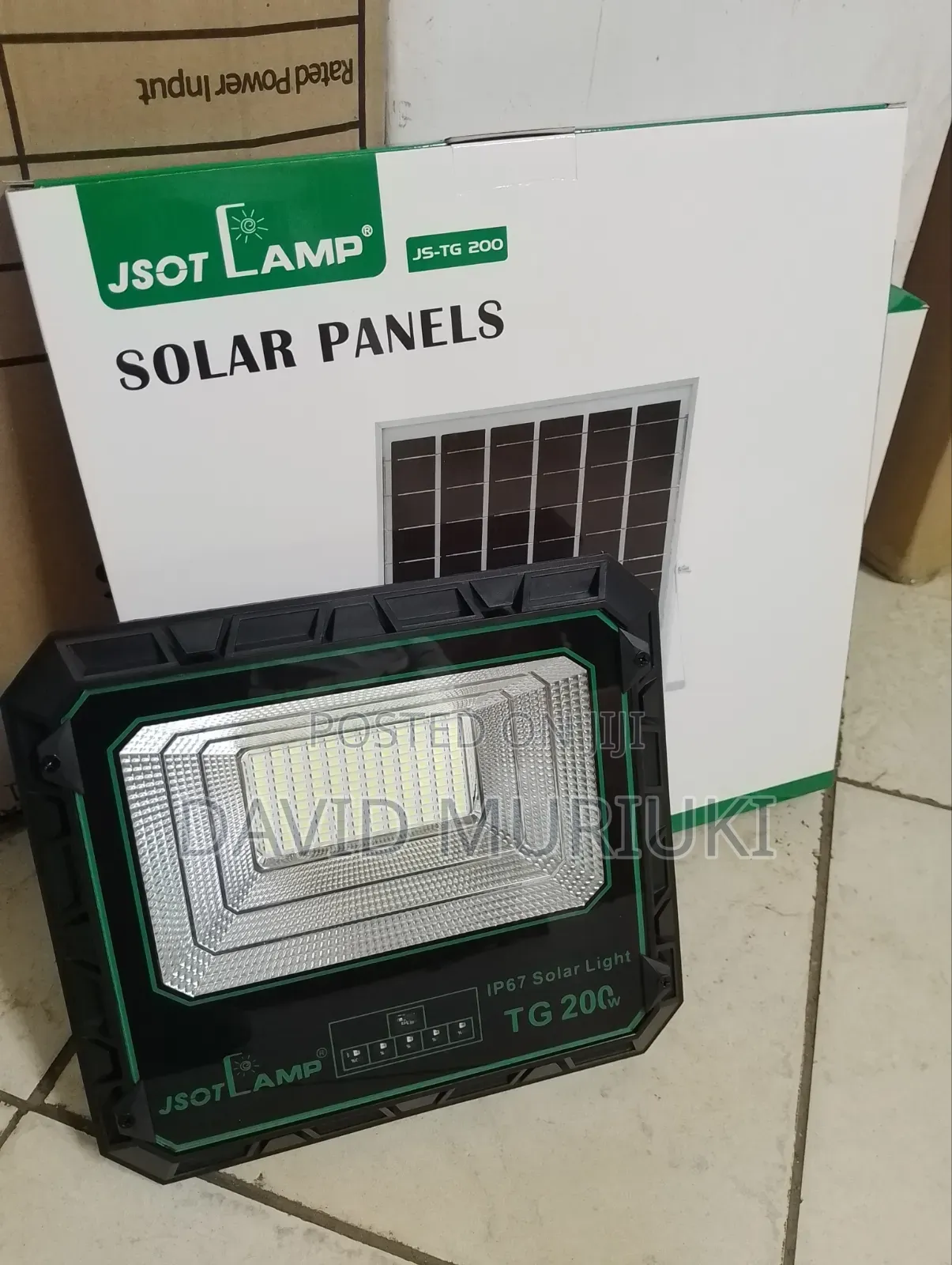 JSOT 200W Solar Street Floodlights