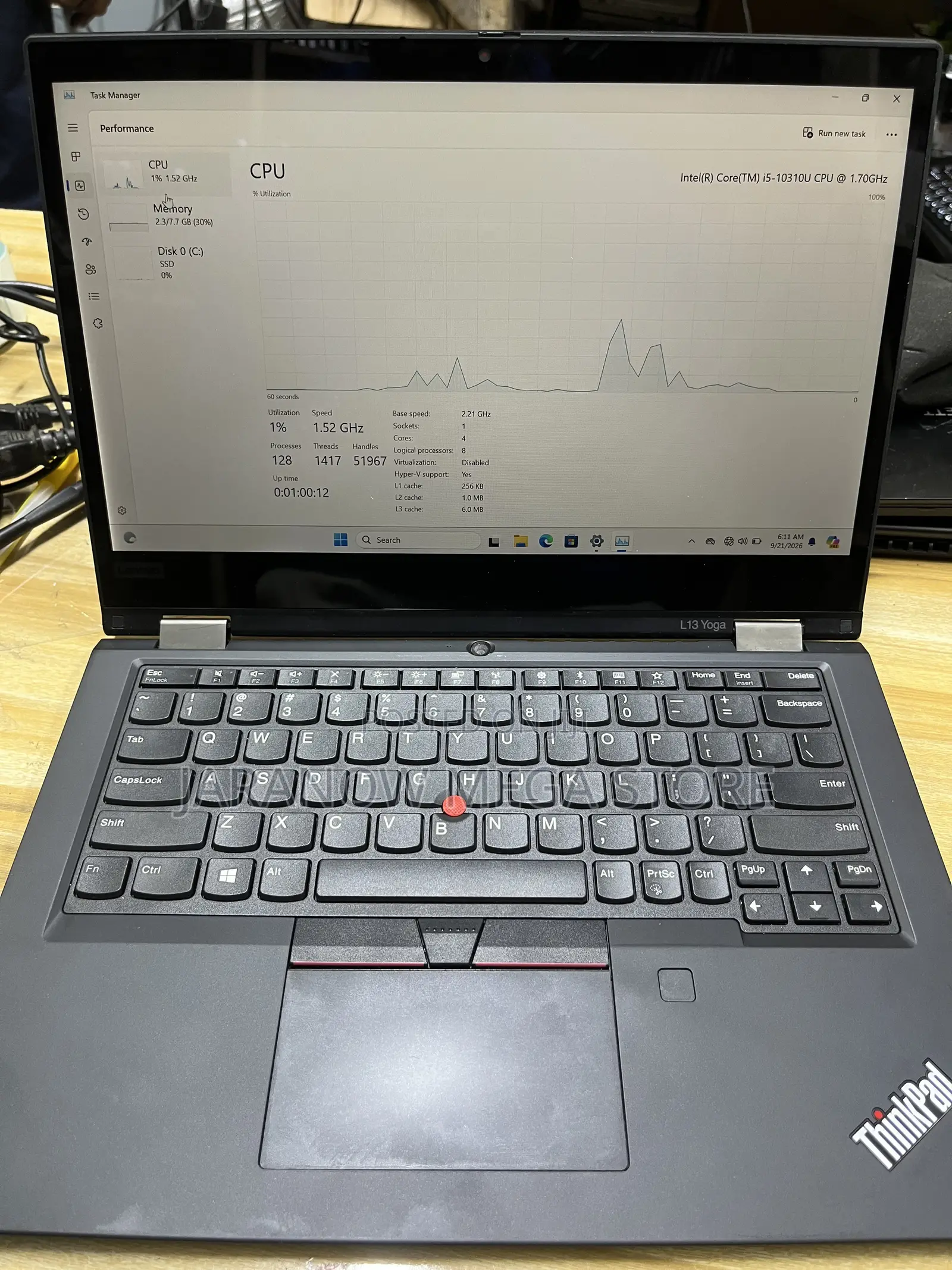 Laptop Lenovo ThinkPad L13 Yoga 8GB Intel Core i5 SSD 256GB