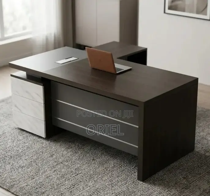 160cm L-Shaped OfficeDesk Kenya – ModernSpacious Executive Workstation