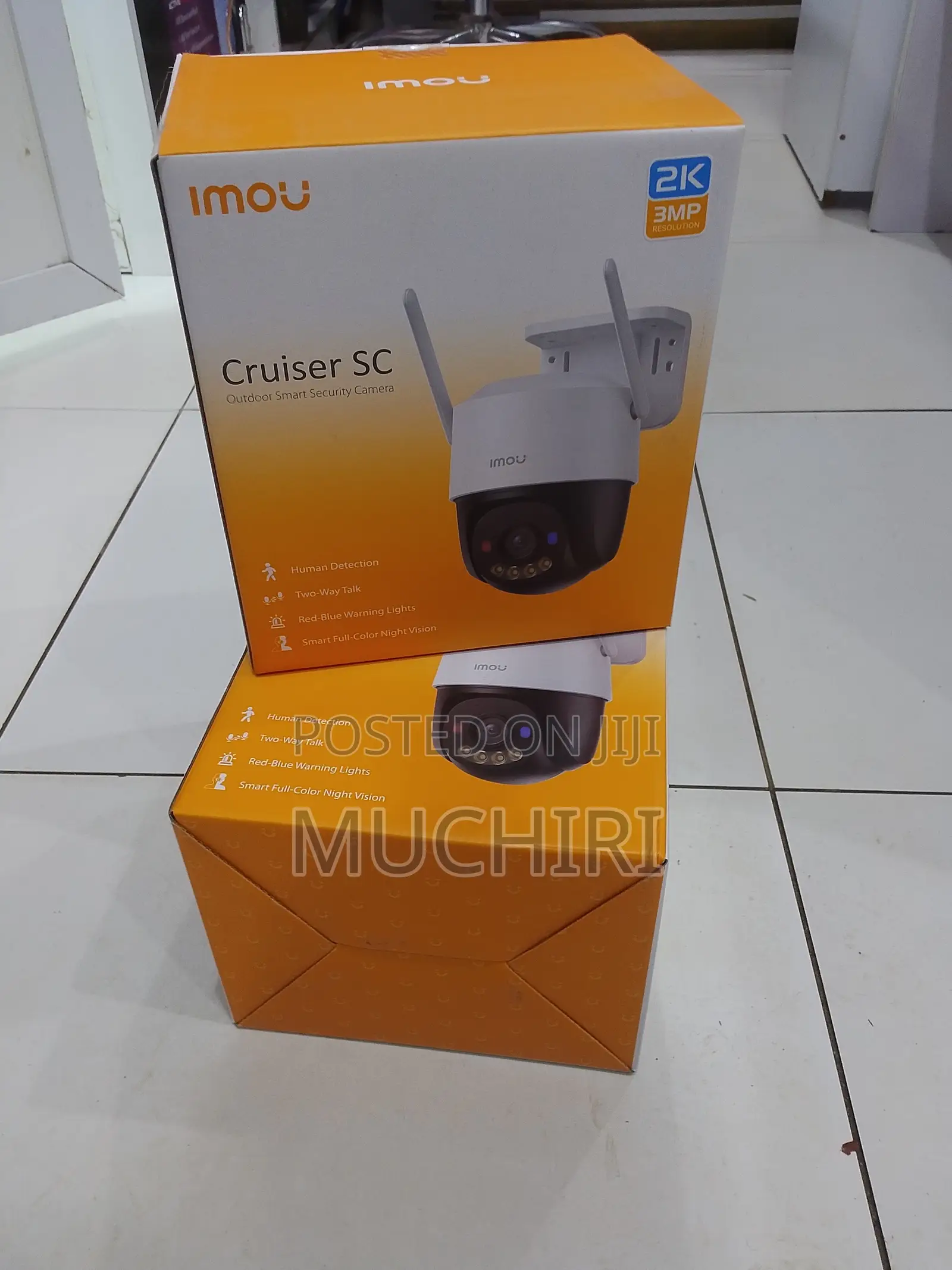 Imou Cruiser Sc 3mp Set Wi-Fi Camera Smart Color Night Vision Ip66