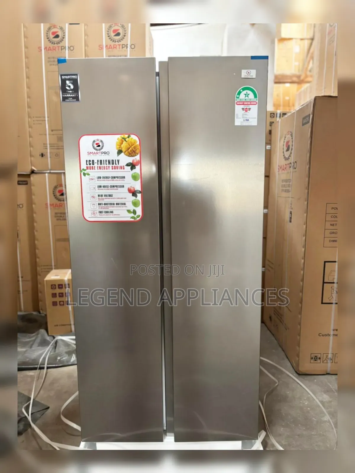 Smart Pro 433l Side by Side Fridge