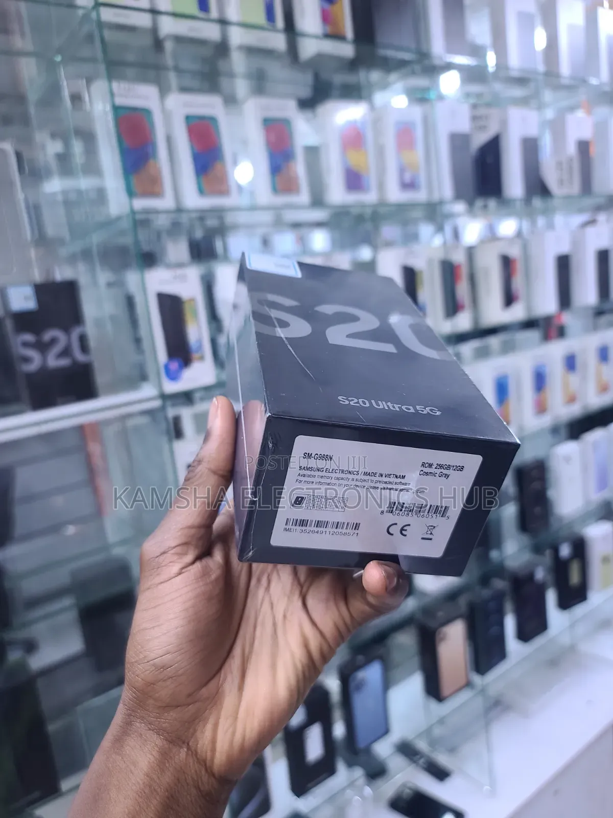 New Samsung Galaxy S20 Ultra 256 GB Black
