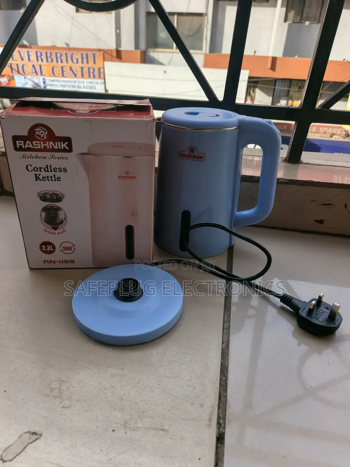 Rashnik RN-115S 2.3L Stainless Steel Cordless Kettle
