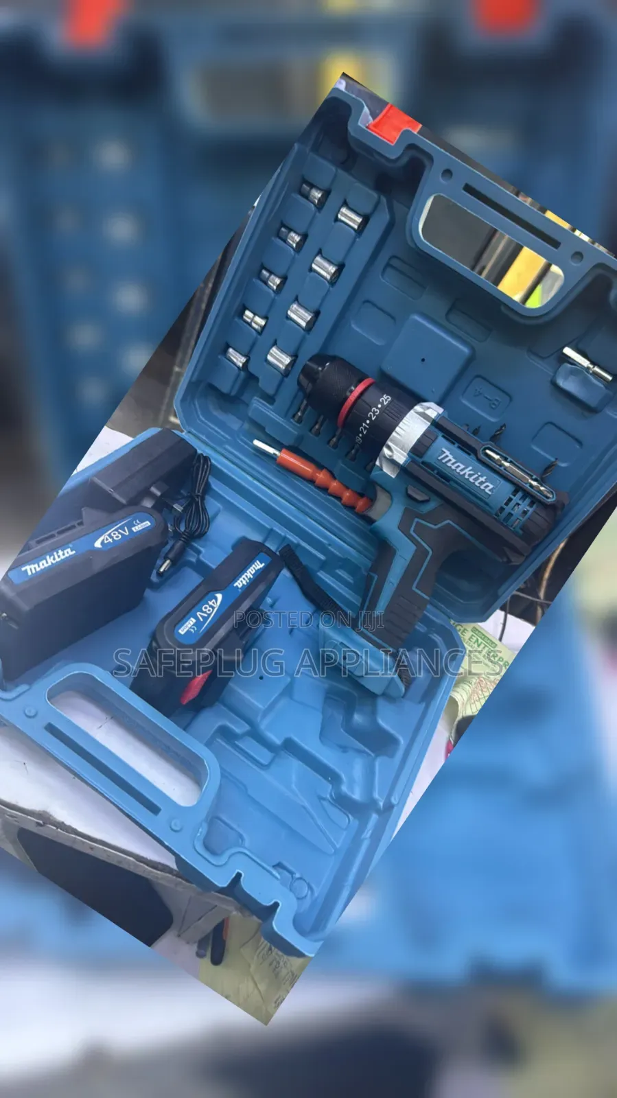 48W Cordless Power Drill With Strong Metal Chuck for DIY Repairs