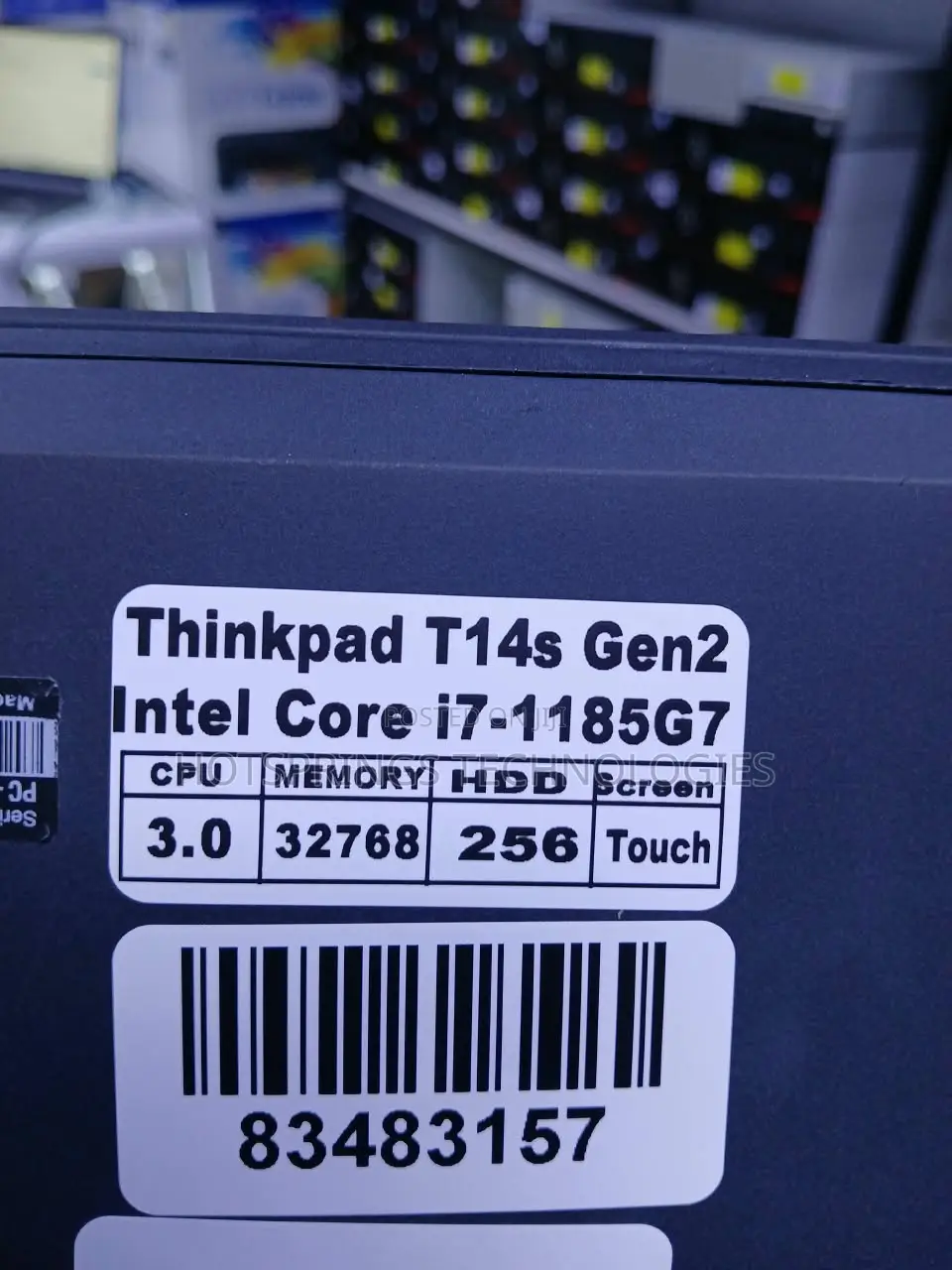 Laptop Lenovo ThinkPad T14s Gen 2 32GB Intel Core i7 SSD 256GB