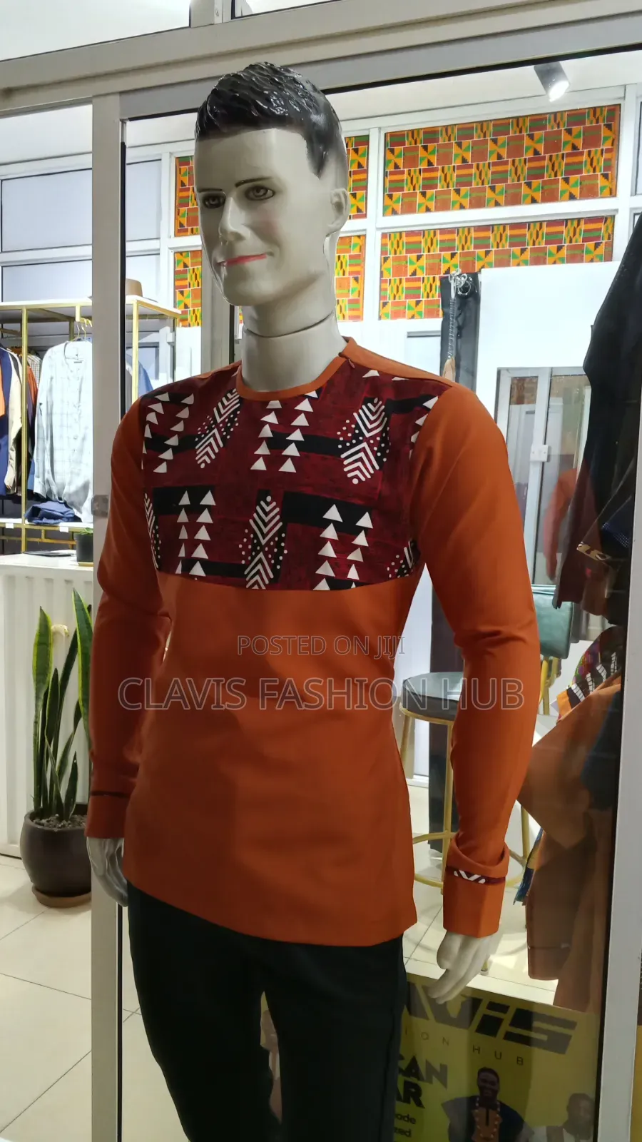Acacia Kikuyu Rusty Brown Shirt for Men