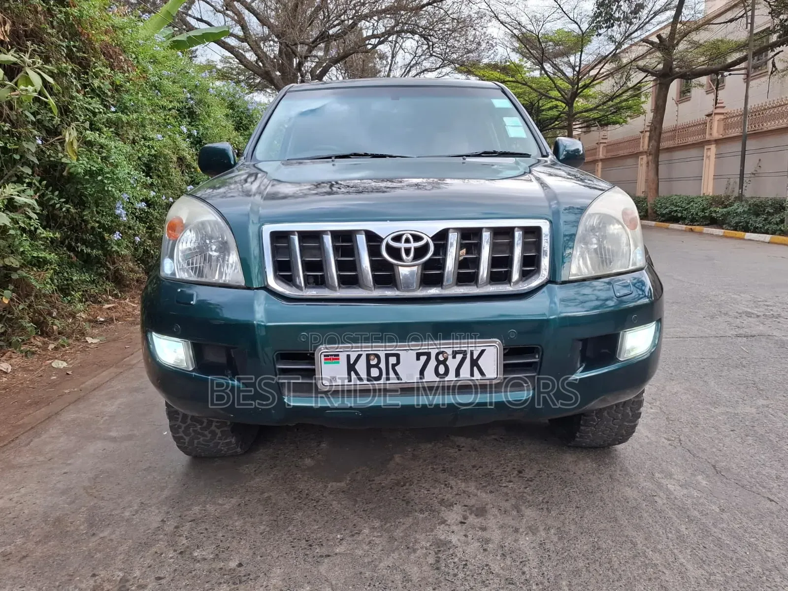 Toyota Land Cruiser Prado 3.0 D-4D 5dr 2007 Green