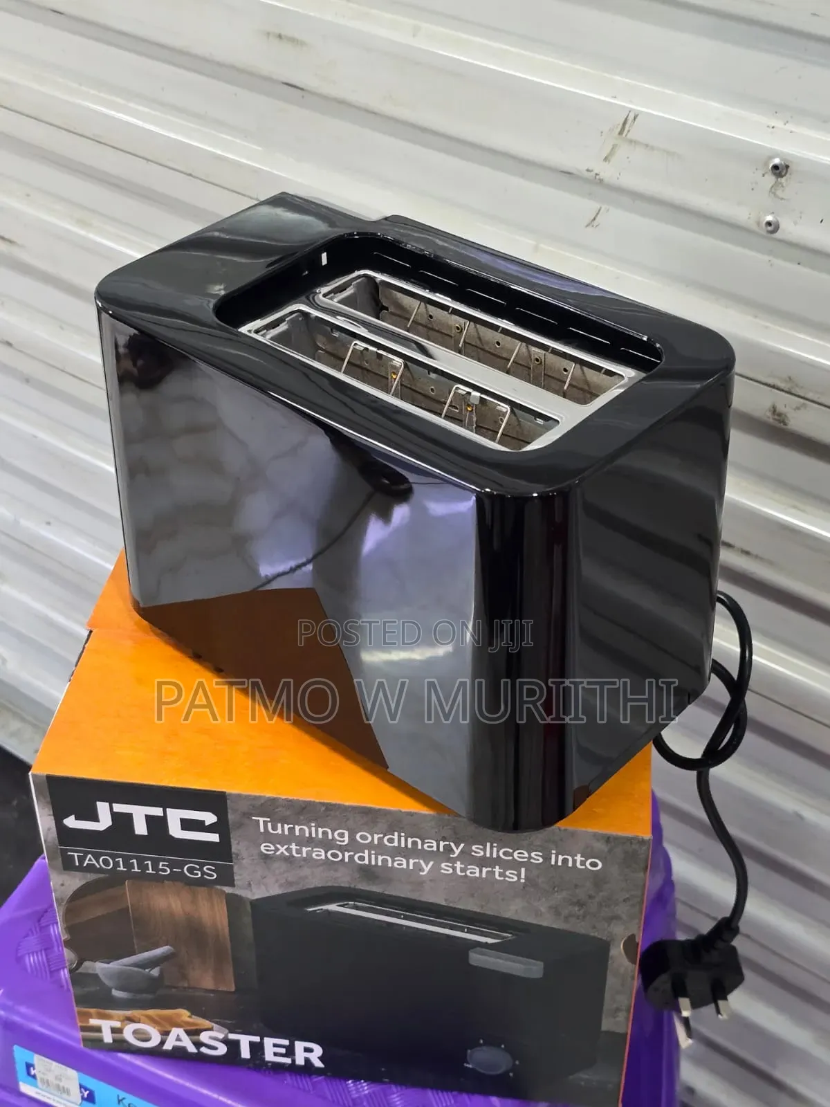 JTC 2-Slice Pop-Up Toaster(650W)