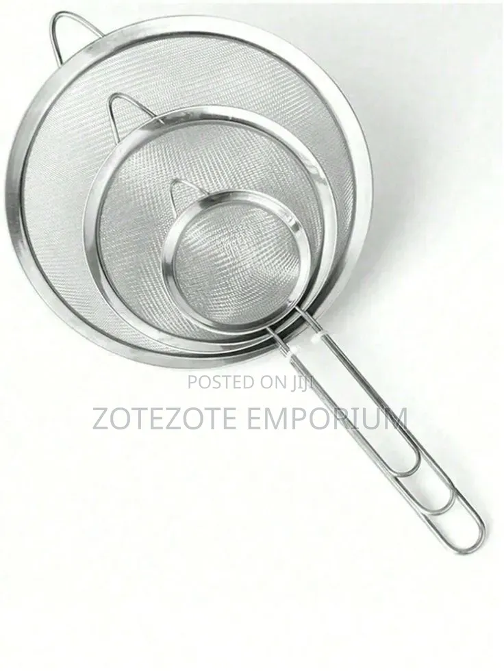 3 in 1 Metallic Sieve-Vichungi Set