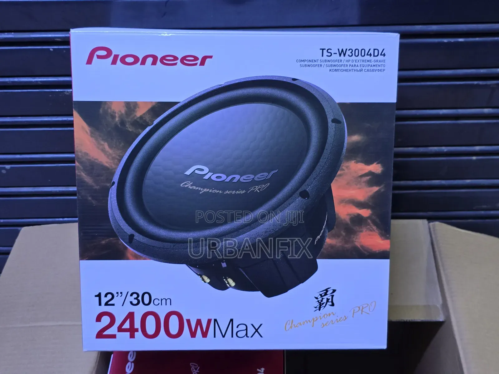 Pioneer 12 Inch Ts-W3004d4 2400watts Double Coil Subwoofer