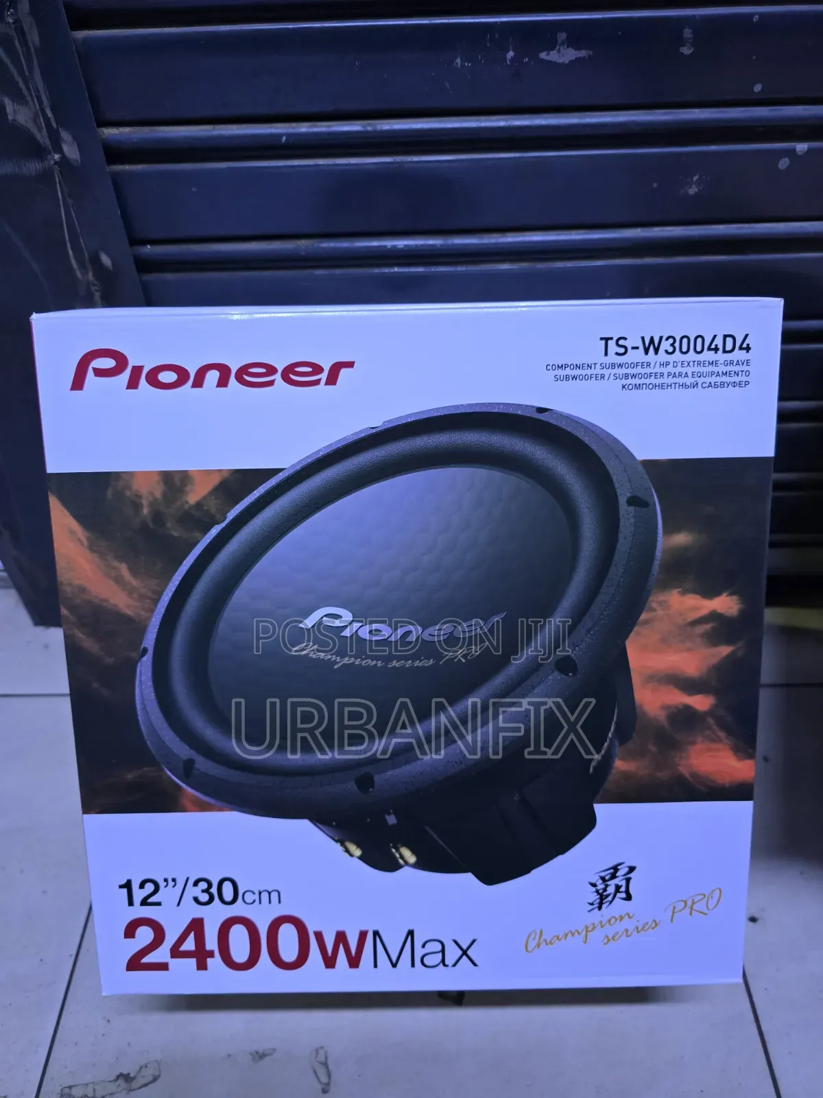 Pioneer Ts-W3004d4 Powerful 2400watts Double Coil Bass Sub
