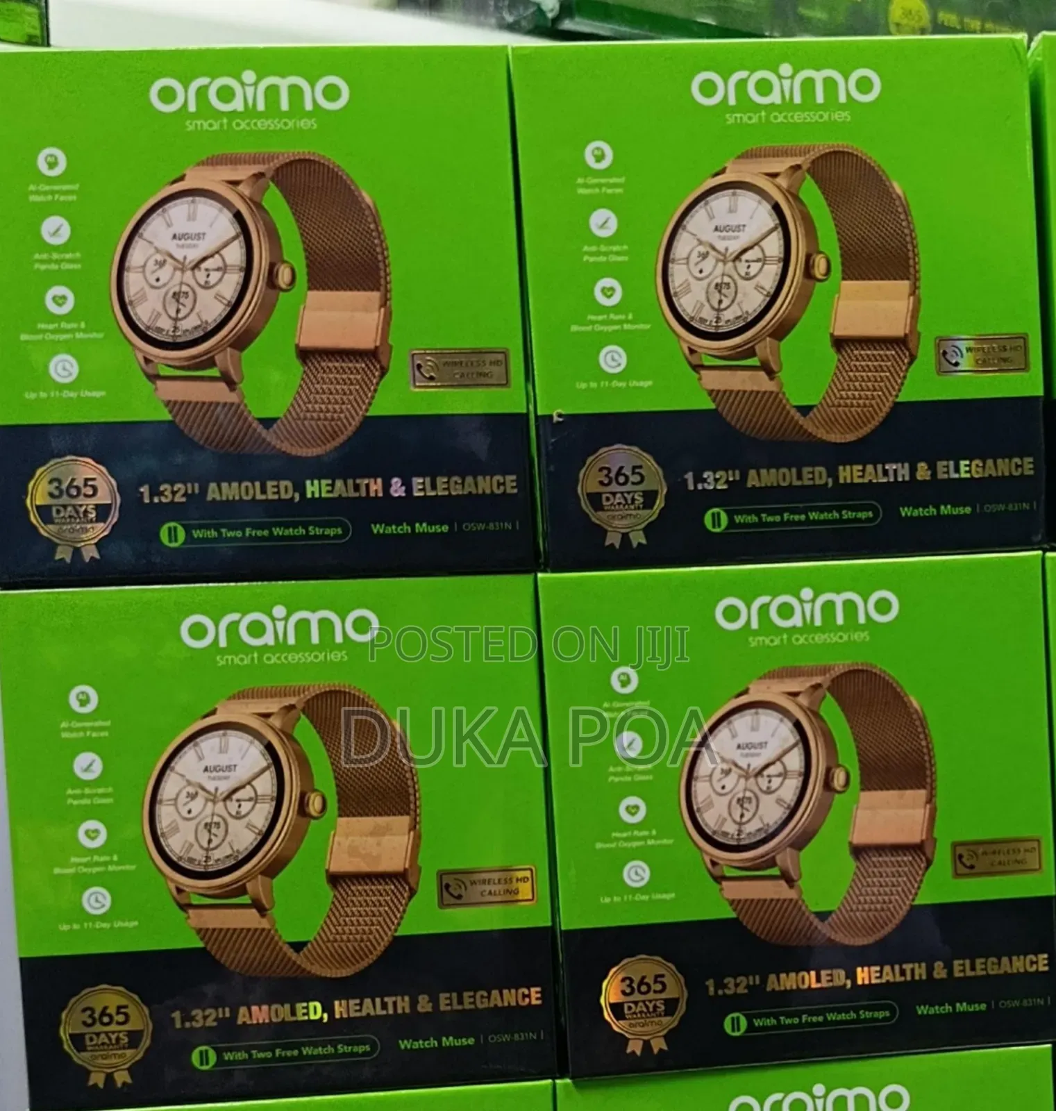 Oraimo Watch Muse With Amoled Screen Classy Oraimo Smartwatch
